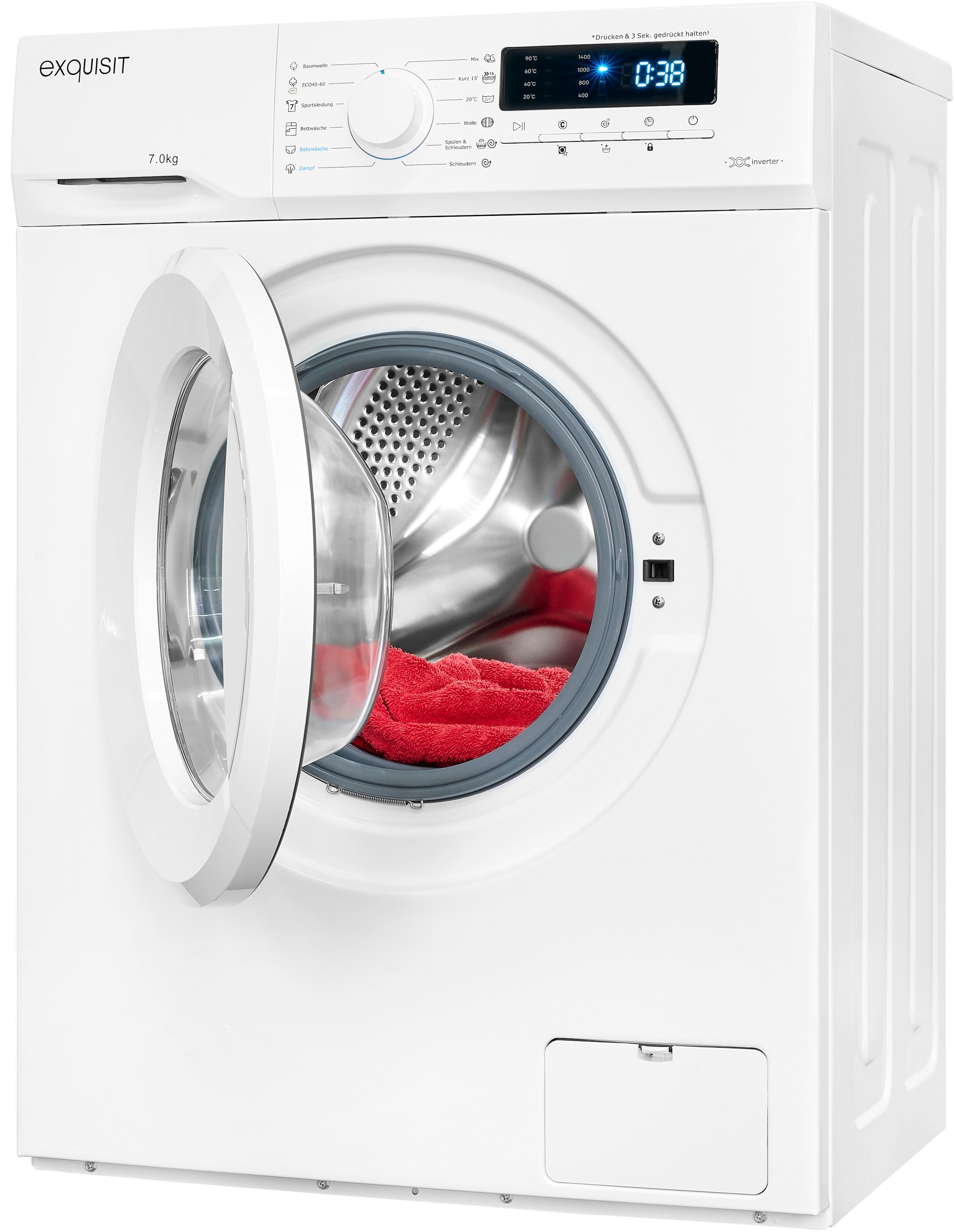 Waschmaschine »WA7014-020A«, WA7014-020A, 7 kg, 1400 U/min, Platz für 7,0 kg Wäsche