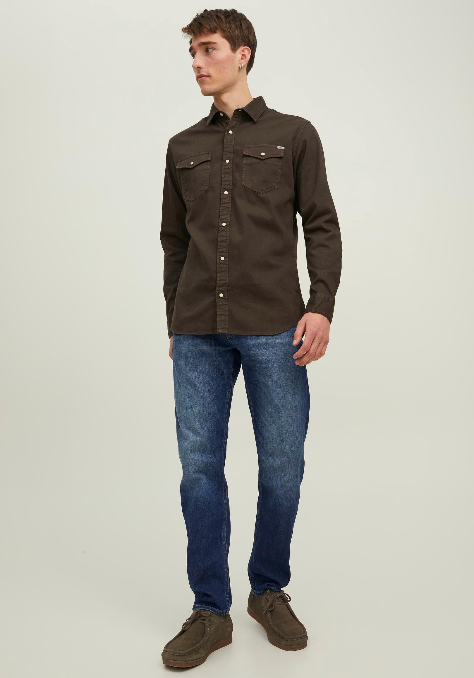 Jack & Jones Tapered-fit-Jeans »MIKE WOOD«