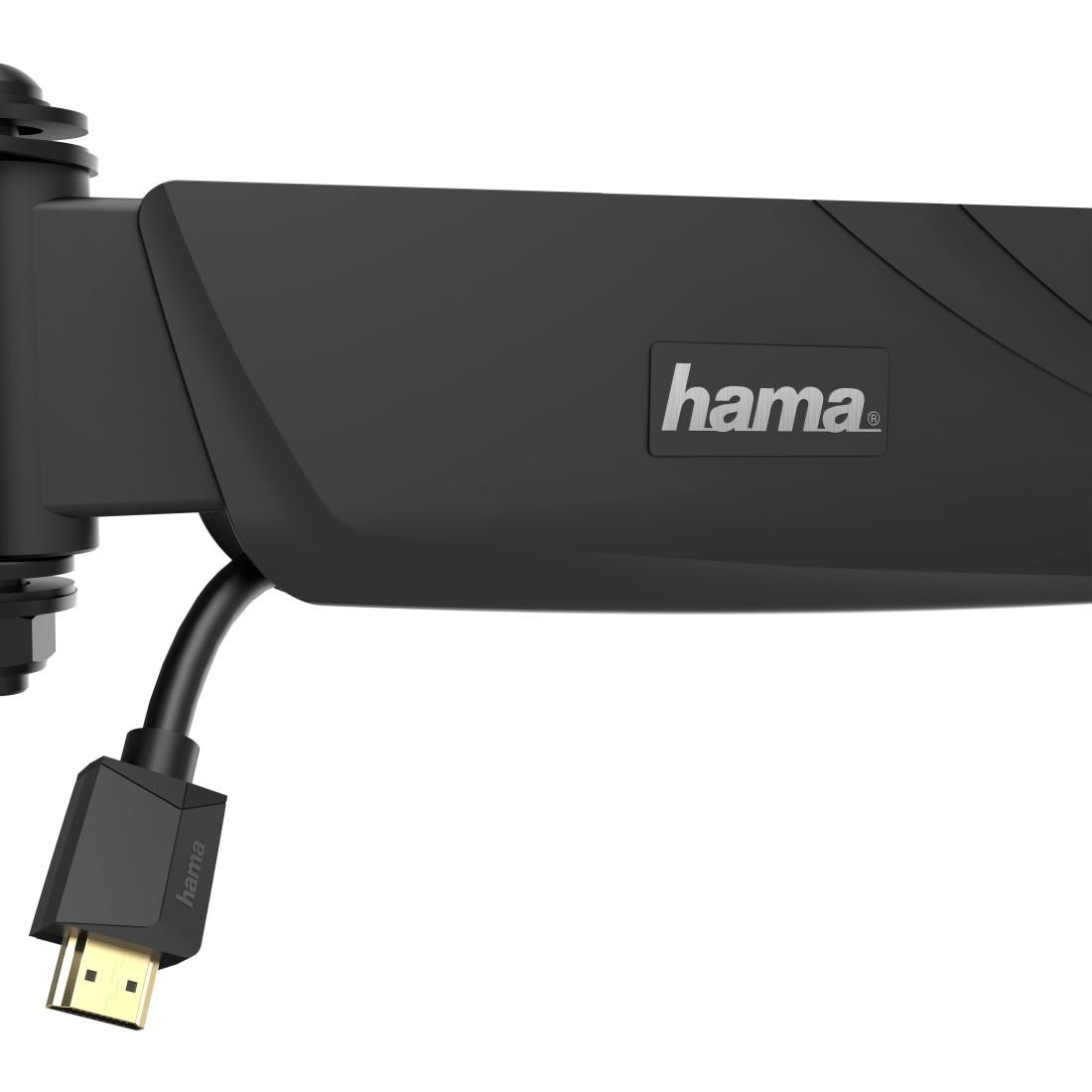 Hama TV-Wandhalterung »TV-Wandhalterung FULLMOTION, Schwarz, 48 - 122 cm (19"-48"), 32", 43"«, Rotation: 6 °, VESA (von-bis): 75x75 - 200x200