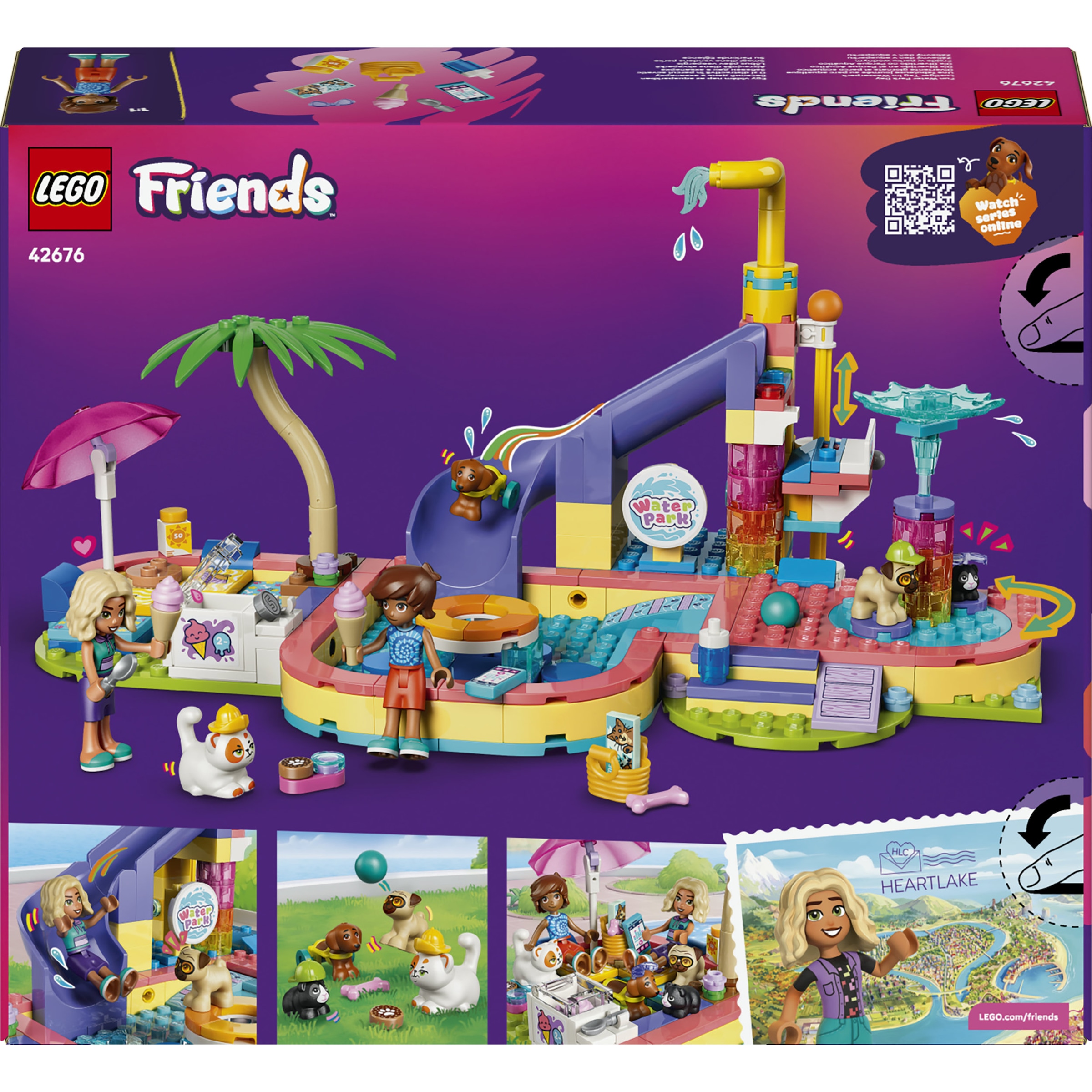 LEGO® Konstruktionsspielsteine »Lustiger Tag im Wasserpark (42676), LEGO Friends« Made in Europe