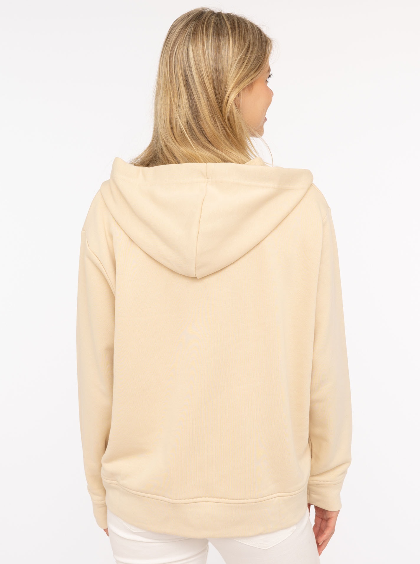 Zwillingsherz Hoodie »"Wild"«, V-Ausschnitt,mit Leo Applikation: WILD
