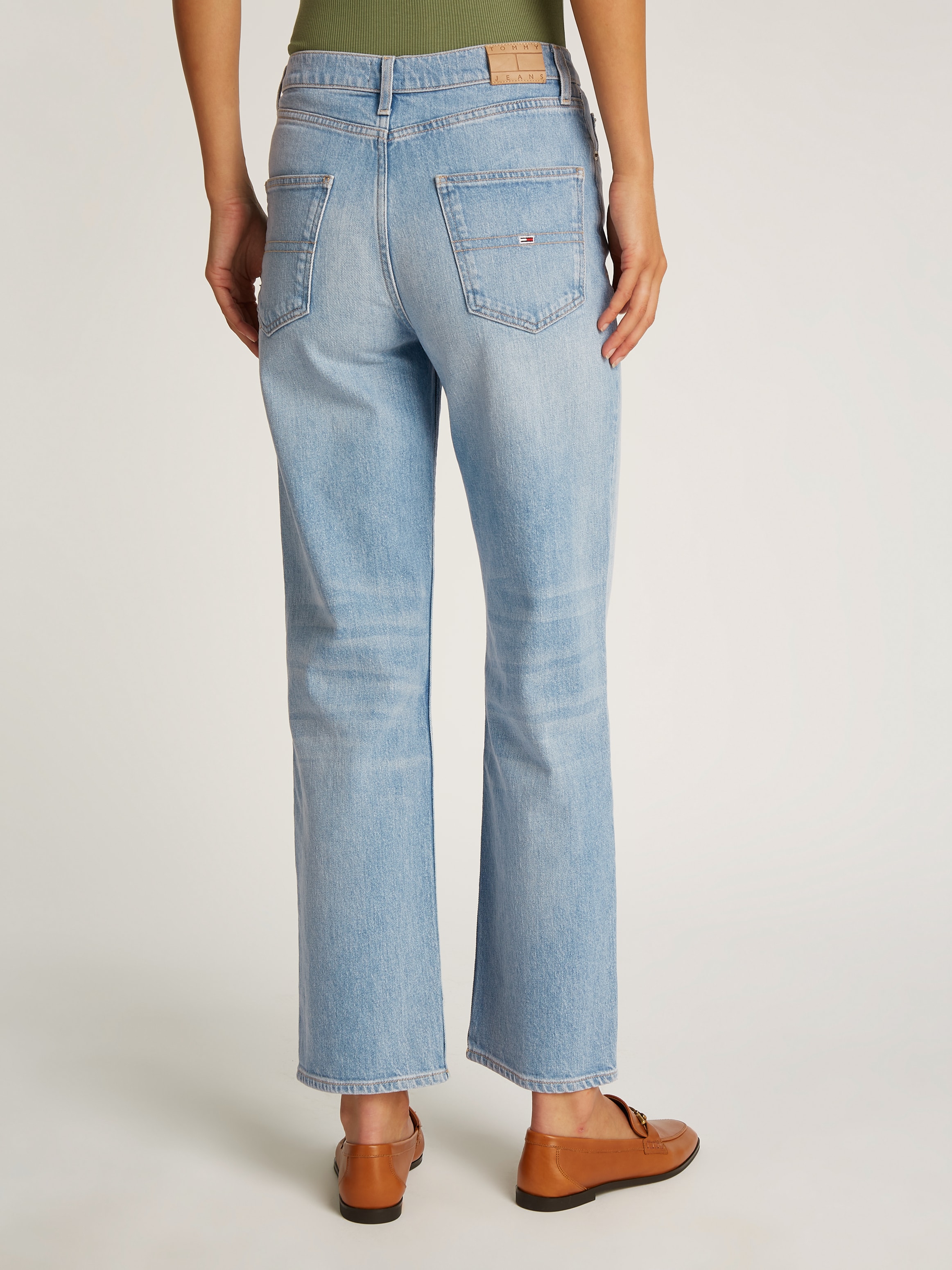 Tommy Jeans Straight-Jeans »LAYLA HR SLIM STR«, in Knöchellänge