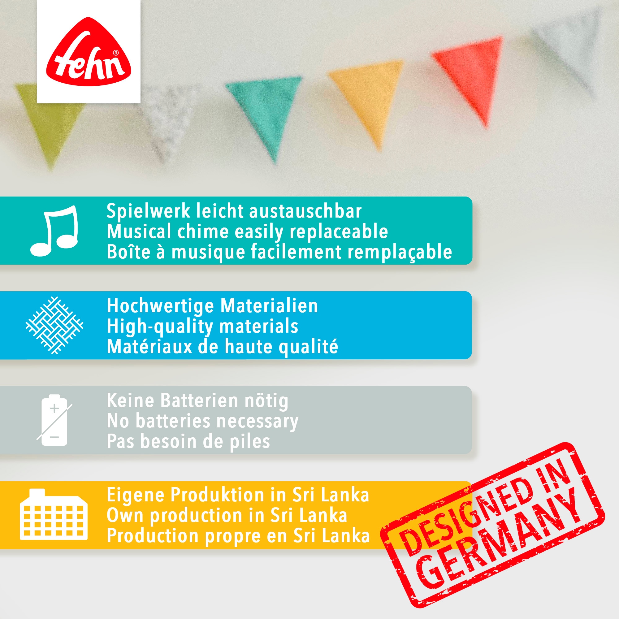 Fehn Spieluhr »Mini-Spieluhr Esel«