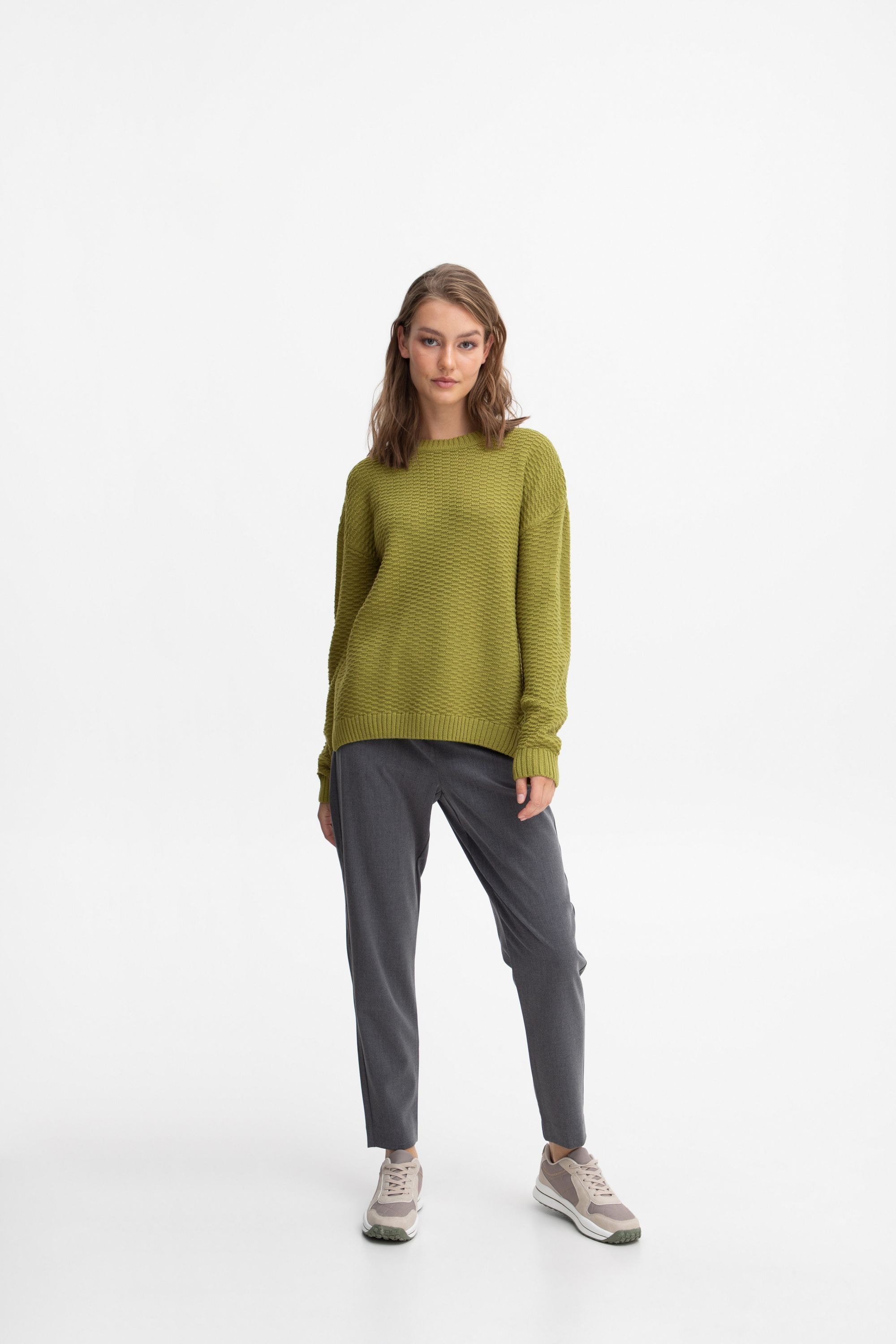 OXMO Strickfleece-Pullover »Strickpullover OXMilla«