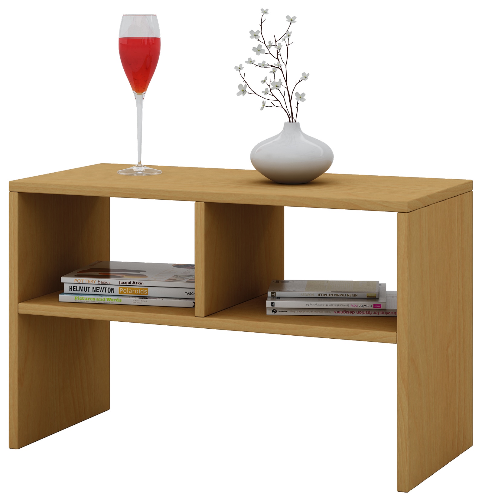VCM Couchtisch »VCM Holz Beistelltisch | Couchtisch schlicht | Maße ca. H. 40 x B. 63 x T. 30 cm | Wohnzimmertisch | Kaffeetisch - Nachto S«, (Nachto)