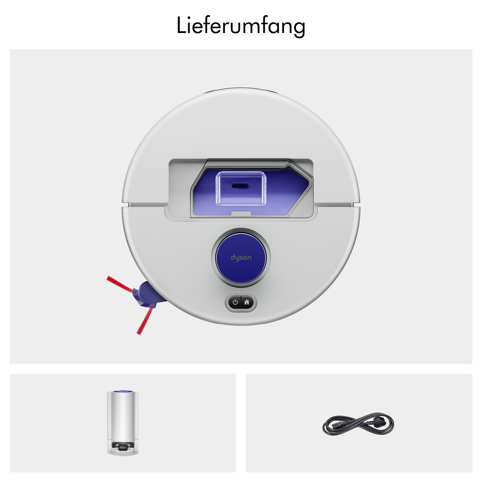 DYSON Saugroboter »Dyson R1 Nurovi™ Dry Saugroboter« 21.000 Pa Saugleistung; Twin-capture™-System; LiDAR-Kartierung