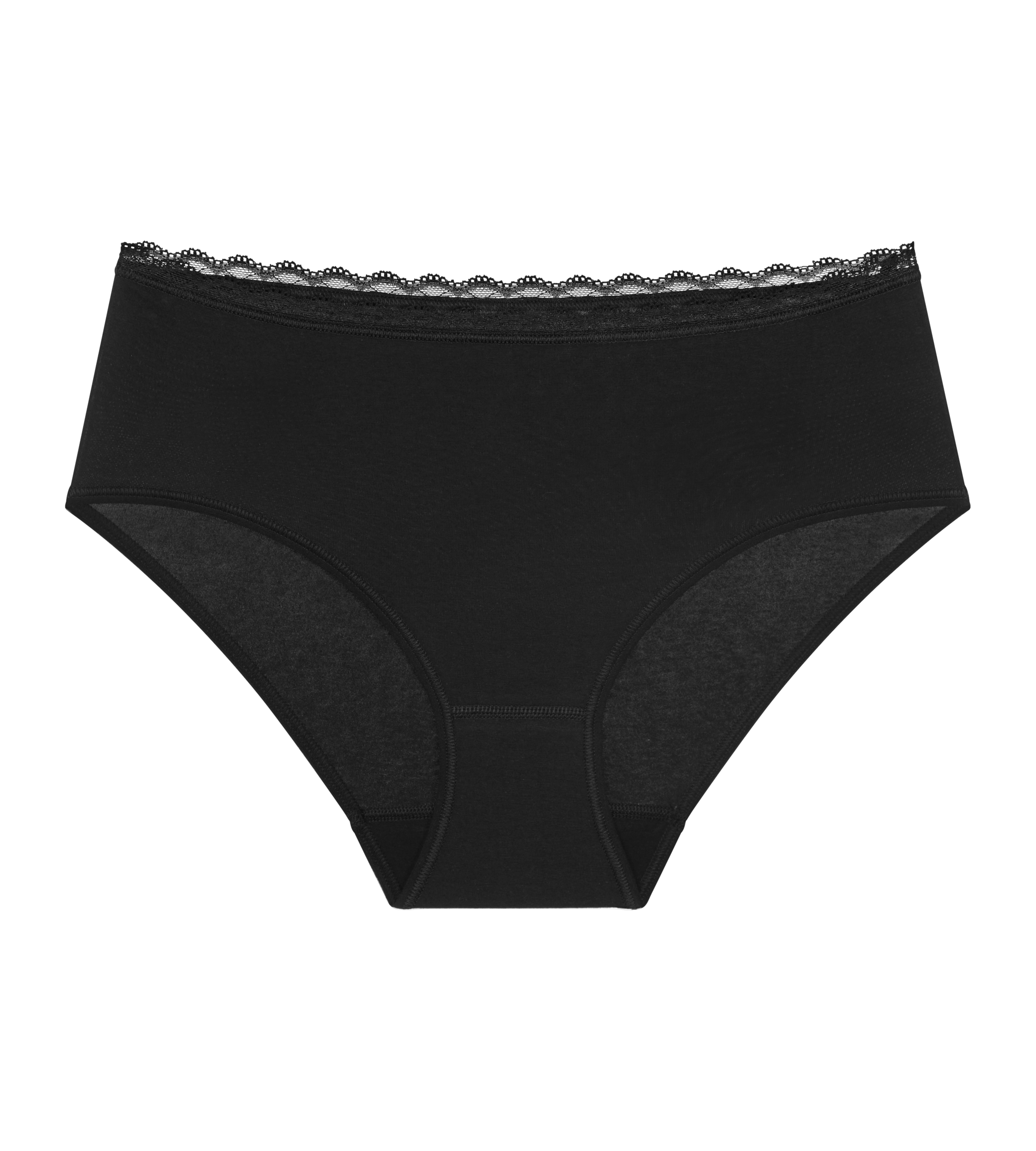 Triumph Midislip »Feel Of Cotton« 2er Pack,  weich, ohne Seitennaht, schmales Spitzenband