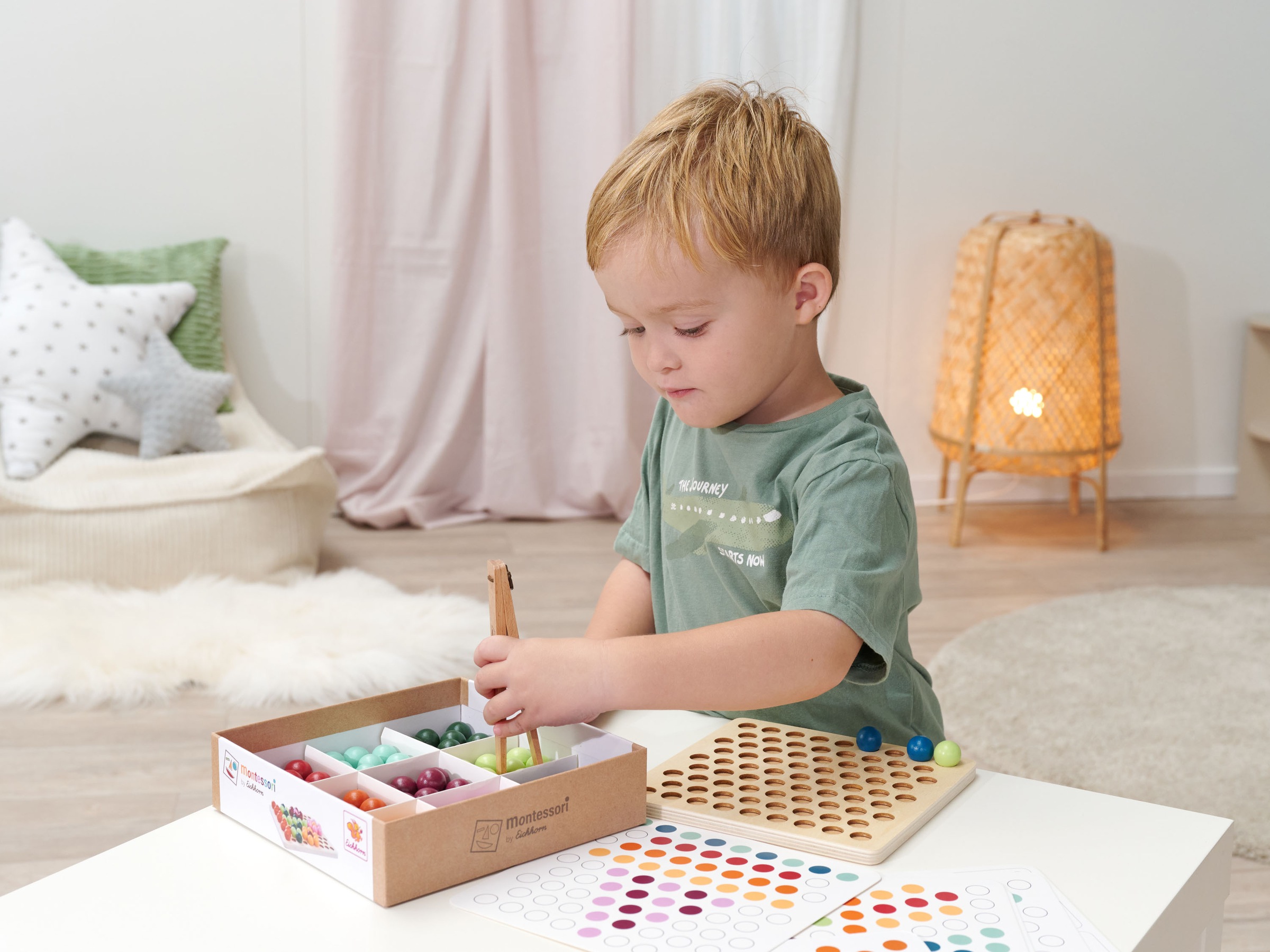 Eichhorn Steckspielzeug »Montessori Sortierperlen«