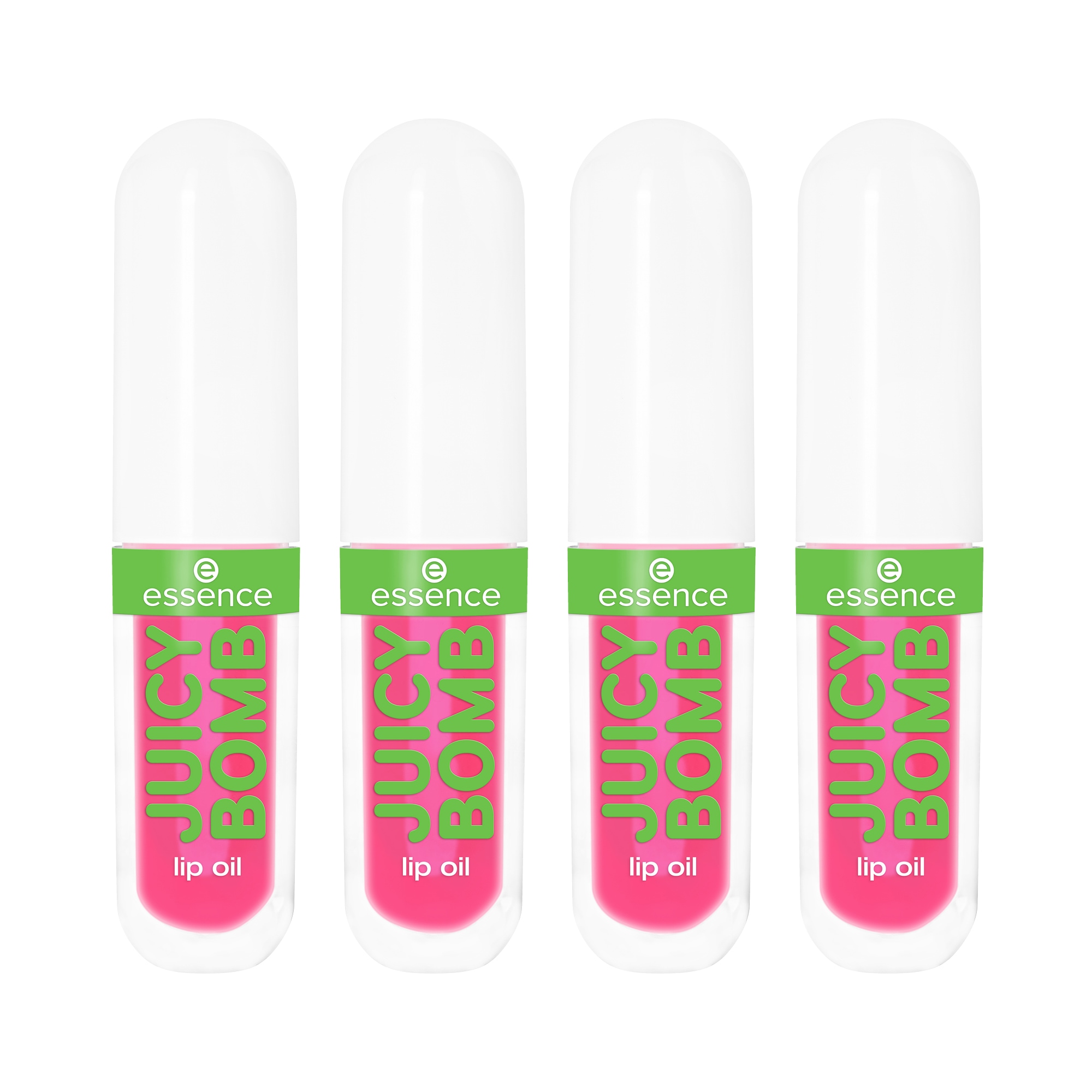Essence Lipgloss »JUICY BOMB PARTY JUMBO LIPGLOSS« Ultraglänzendes Finish, transparente Textur, Litschi-Duft, vegan.