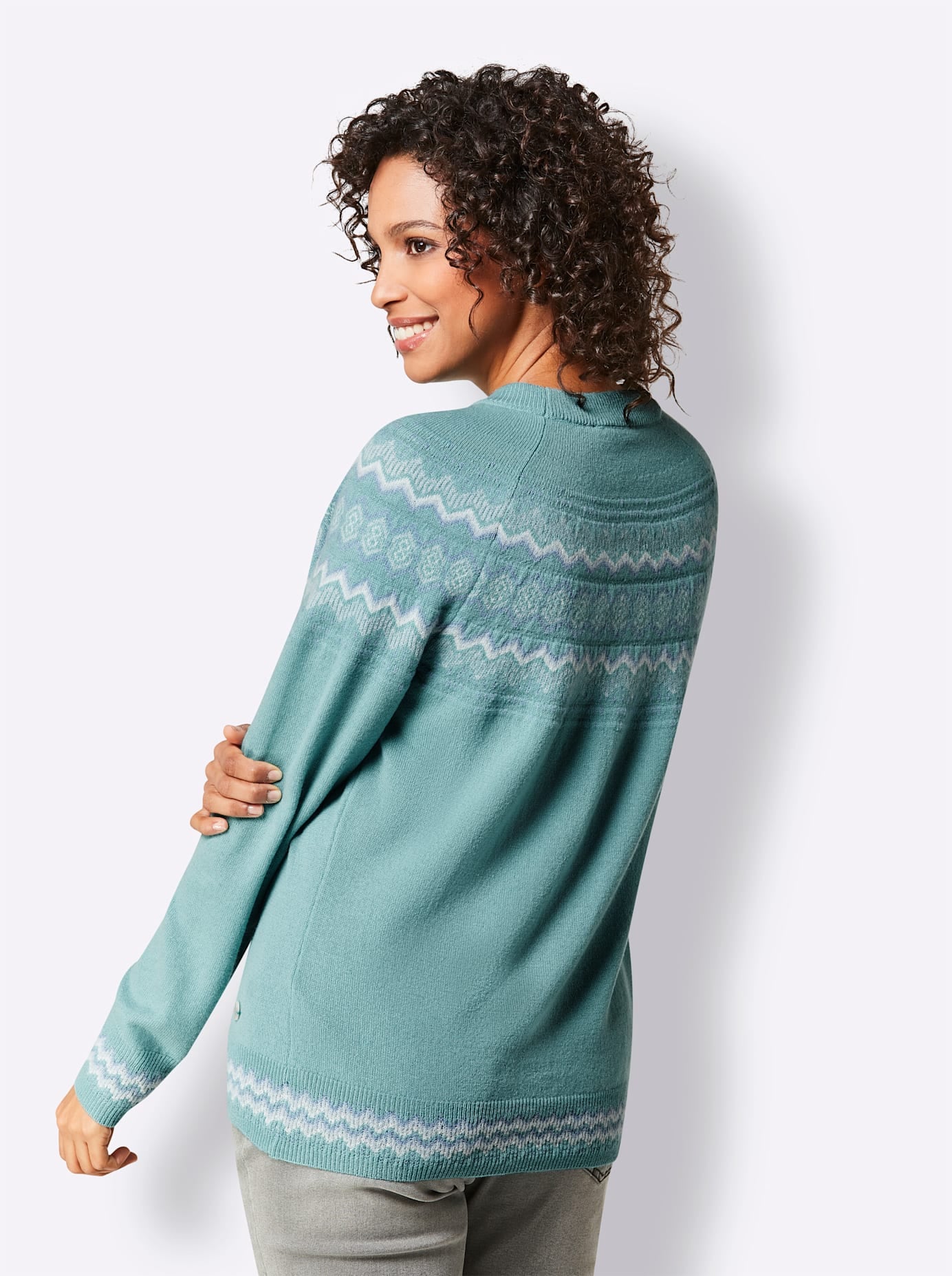 CREATION L PREMIUM Norwegerpullover »Kaschmir-Woll-Pullover«