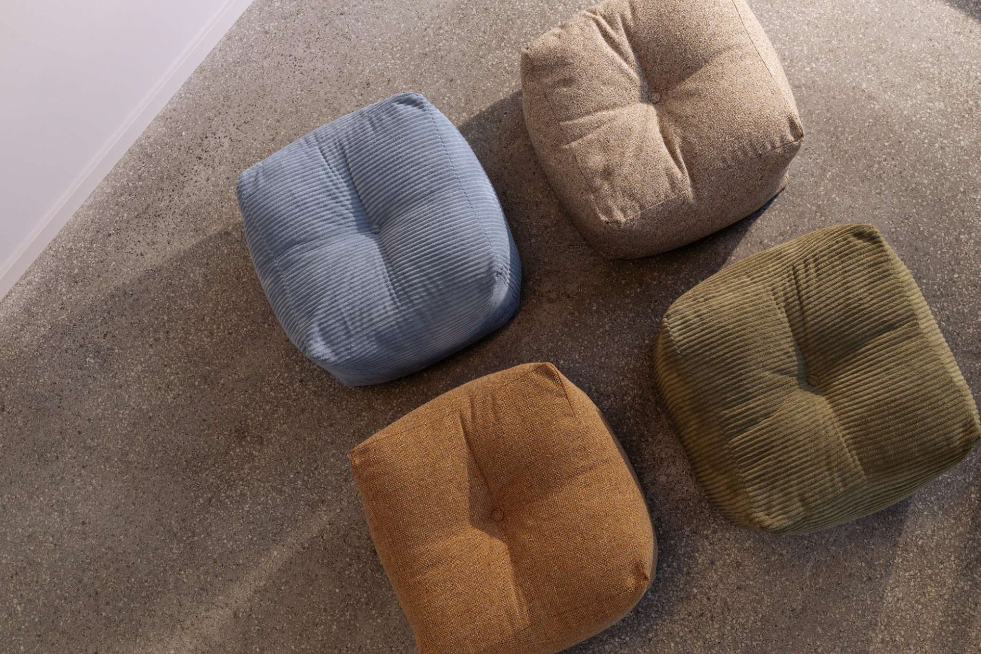 Karup Design Polsterhocker »BUDDY POUF, Sitzhocker, Bodenkissen, Chillkissen, Relaxkissen« platzsparend, handgefertigt, Platz zum Entspannen, Made in Europe