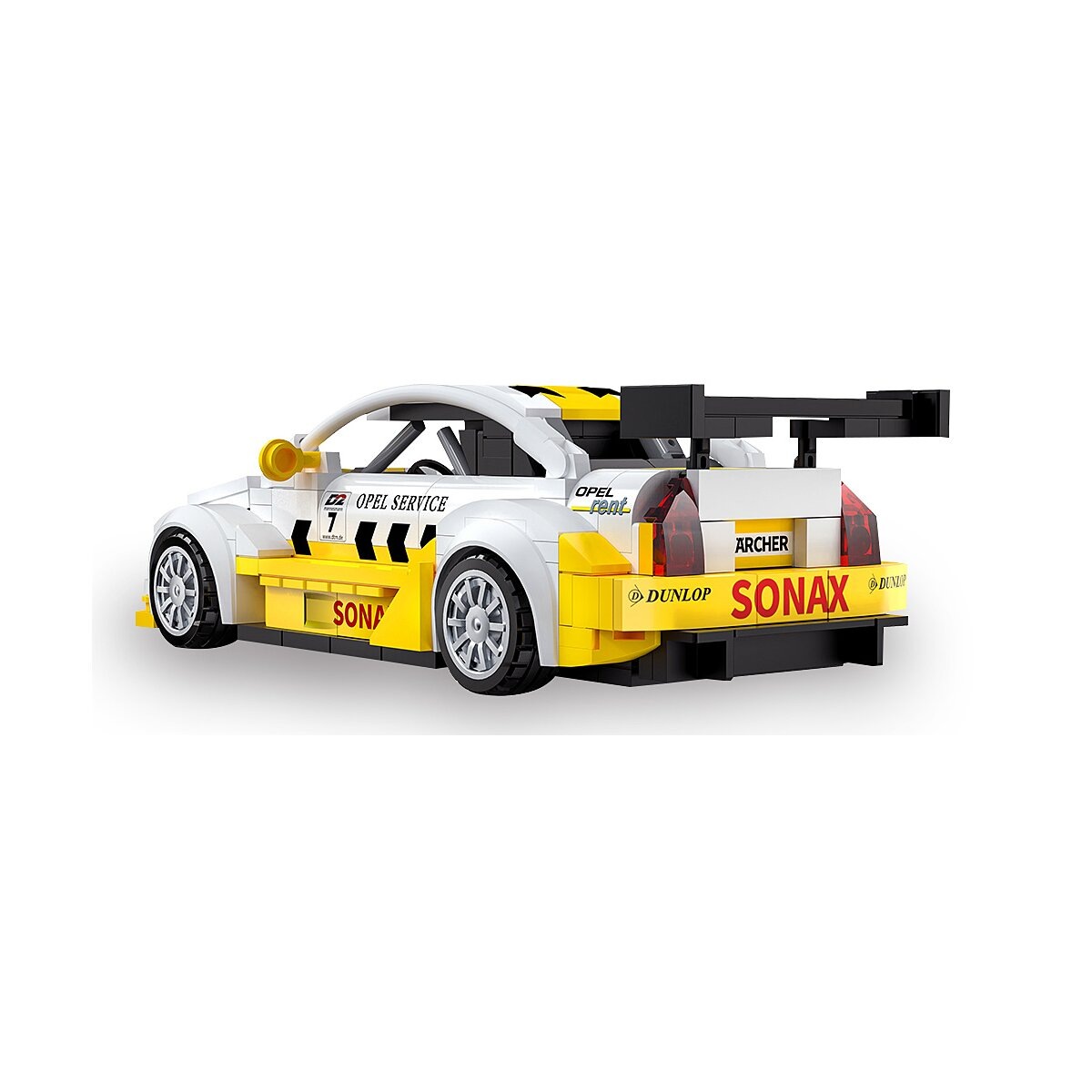Jamara Konstruktions-Spielset »CaDA, Brick, Opel Astra V8 Coupe weiß (402922)« im Maßstab 1:24