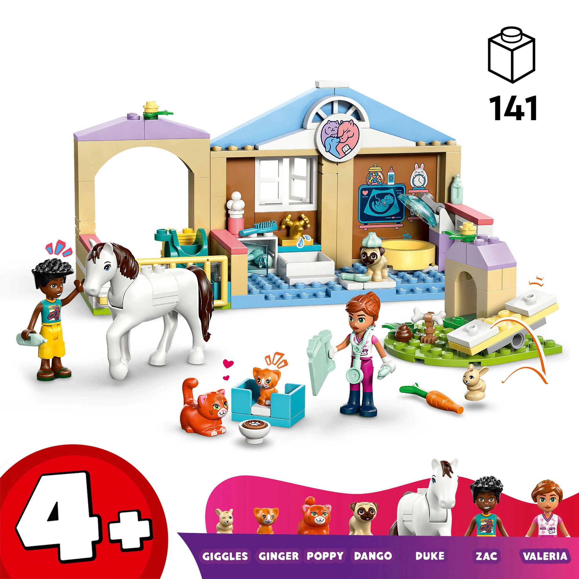 LEGO® Konstruktionsspielsteine »Tierklinik (42696), LEGO Friends« Made in Europe