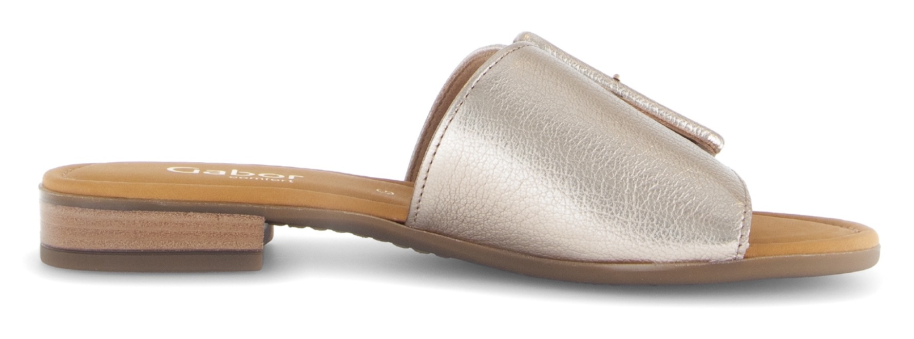 Gabor Pantolette »RHODOS«, Blockabsatz, Sommerschuh, Komfortschuh in Weite G (= weit)