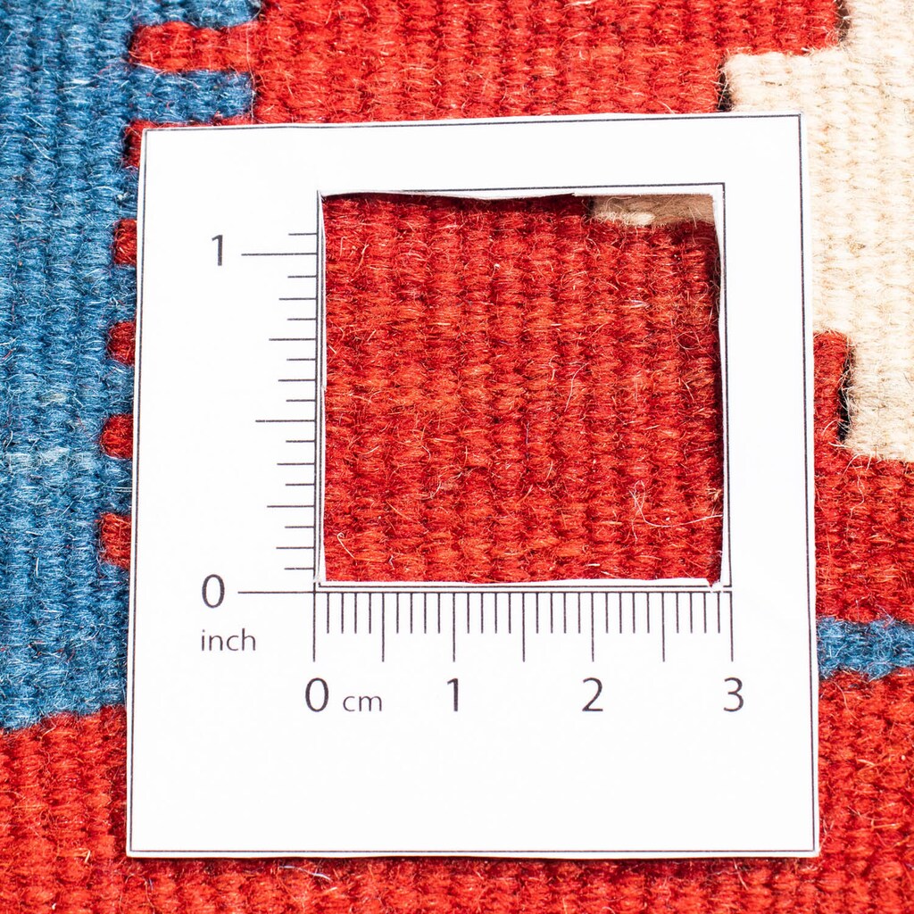 morgenland Wollteppich »Kelim - Oriental quadratisch - 102 x 102 cm - rot«, quadratisch