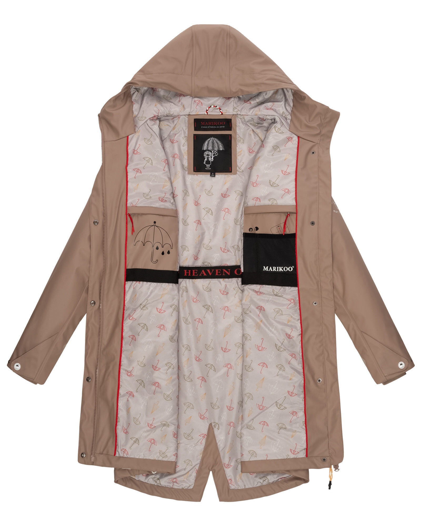 Marikoo Outdoorjacke »Marikoo Dancing Umbrella Damen Jacke B924«