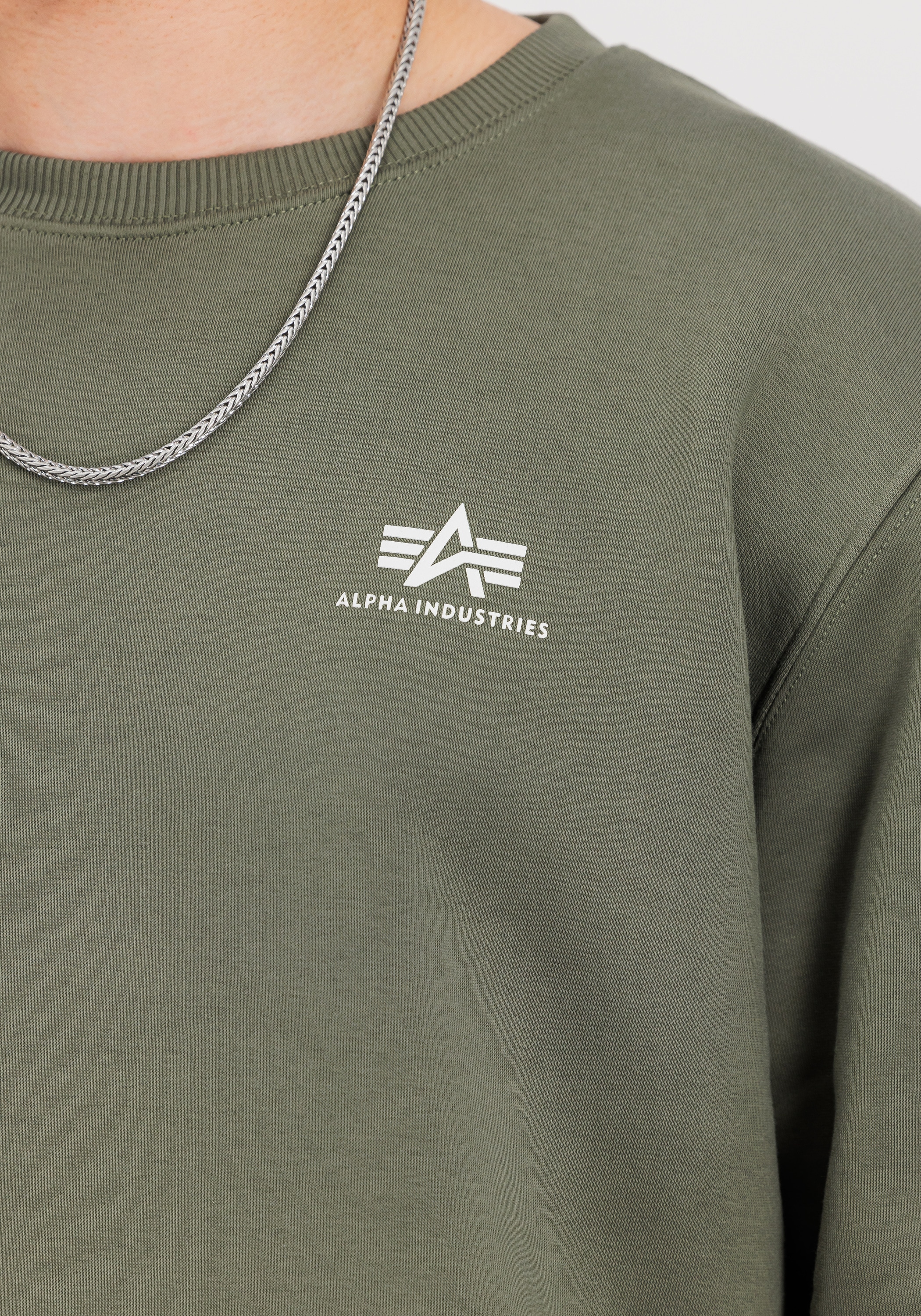 Alpha Industries Sweater »Alpha Industries Men - Sweatshirts Basic Sweater Small Logo«