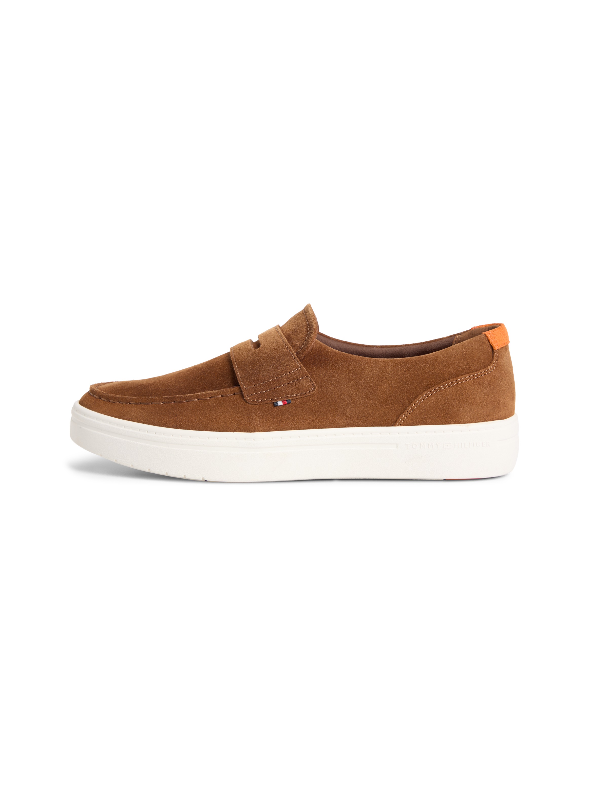 Tommy Hilfiger Loafer »MODERN LIGHT HYBRID SUEDE LOAFER«  Businessschuh, Slipper, Schlüpfschuh, mit modischem Zierriegel