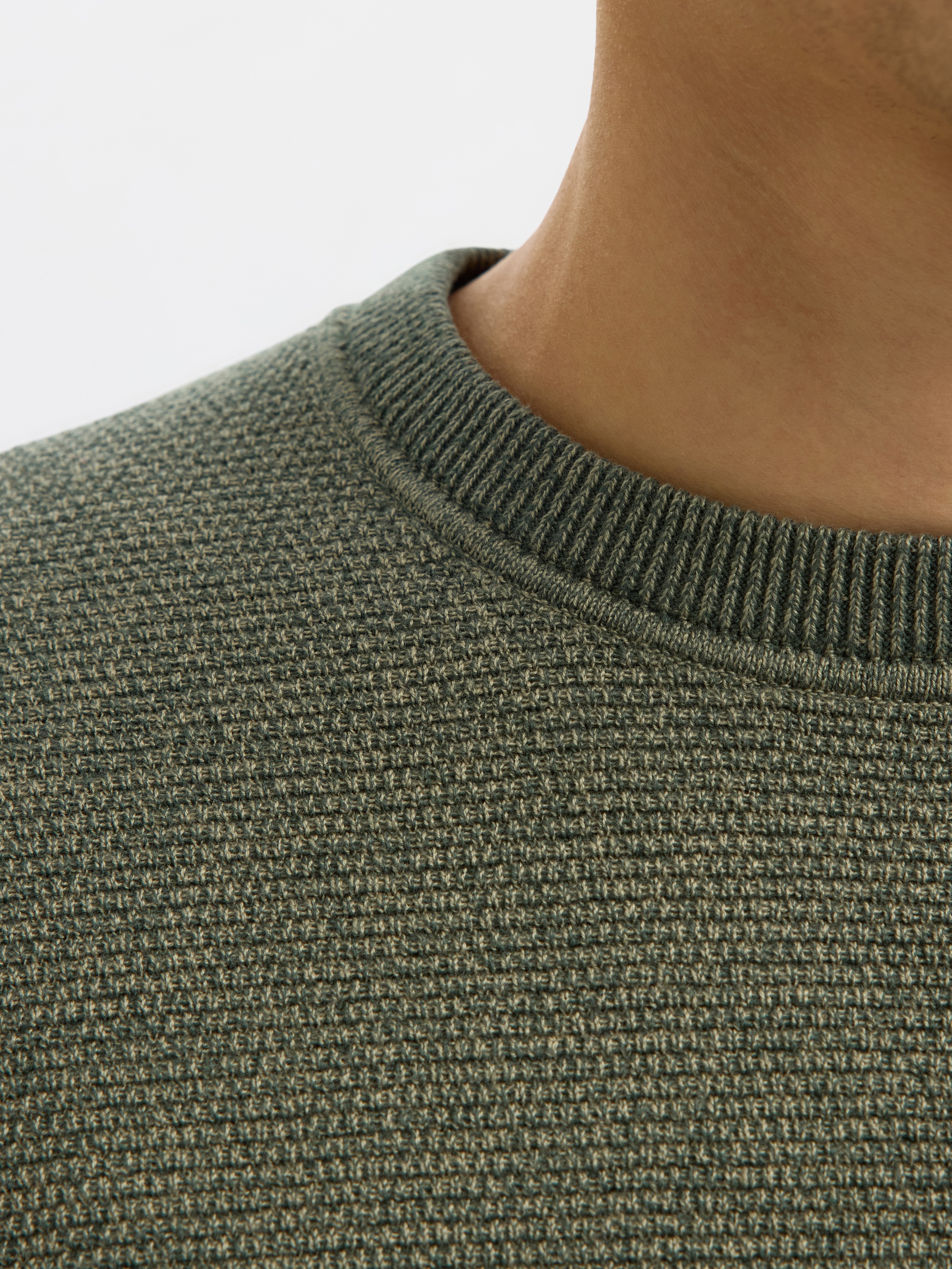 SELECTED HOMME Strickpullover »SLHROSS LS KNIT STRUCTURE CREW NECK NOOS«