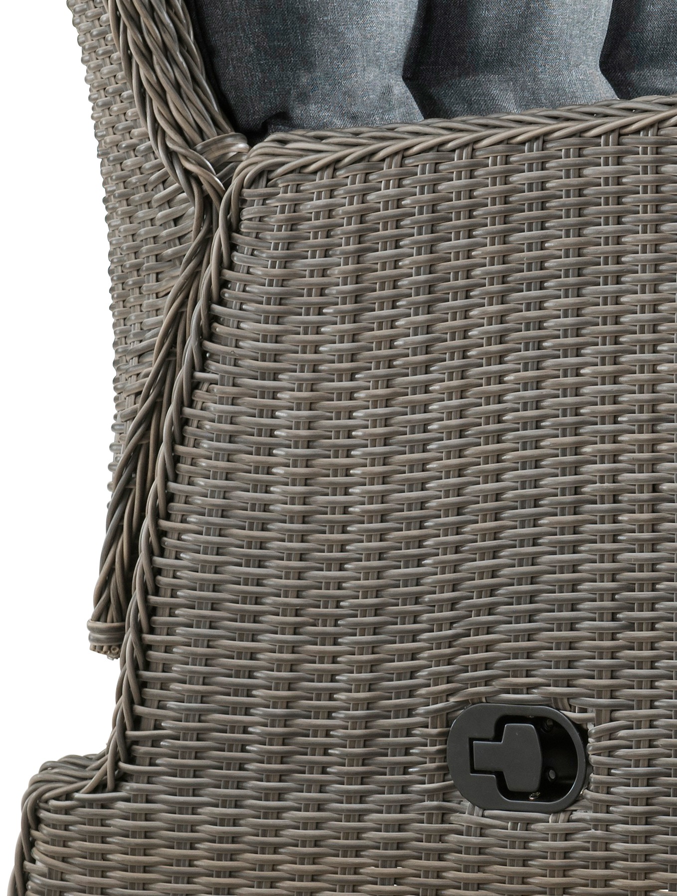 Destiny Gartensessel »CASA RELAX«, (Set, 1 St.), Polyrattan, Aluminium, inkl. Auflagen