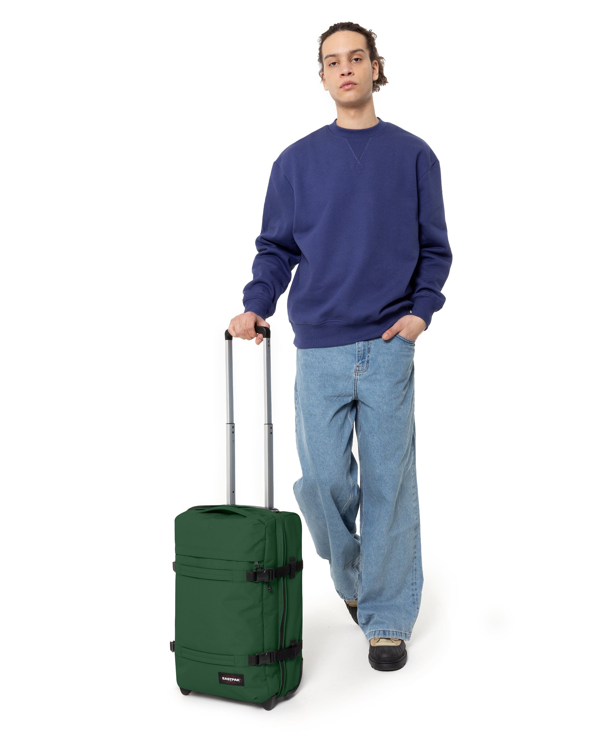 Eastpak Weichgepäck-Trolley »TRANSIT'R S« 42 l 2 Rollen Handgepäck-Koffer Reisegepäck Reisekoffer mit TSA Schloss Reisetasche