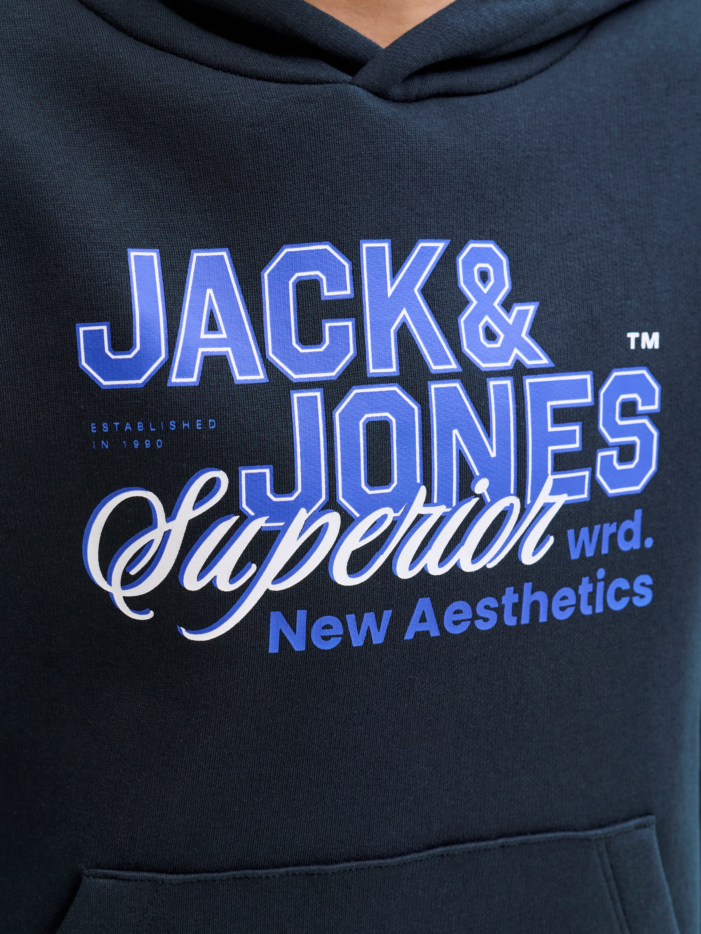 Jack & Jones Junior Kapuzensweatshirt »JJELOGO SWEAT HOOD 2 COL AW25 NOOS JNR«
