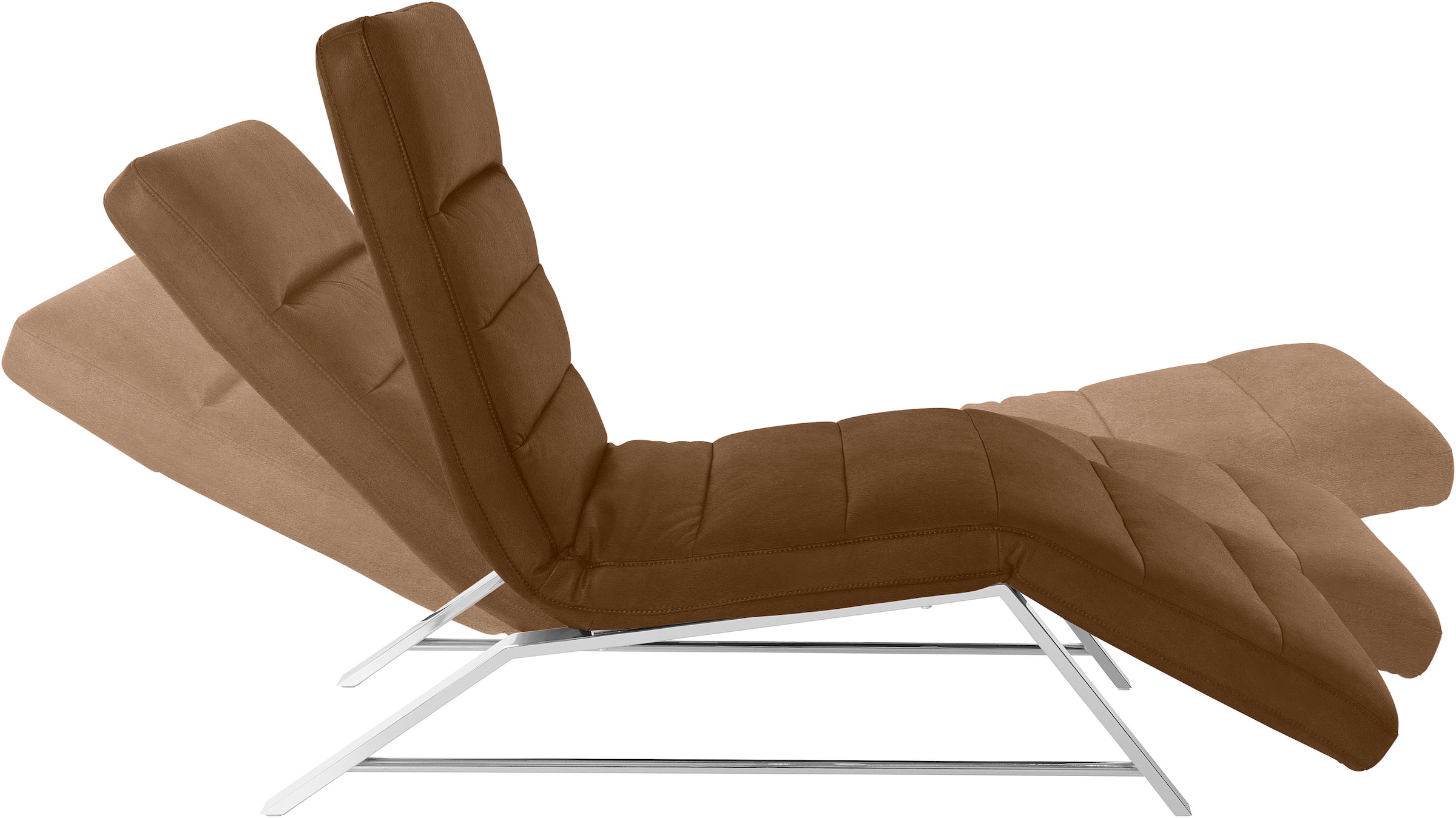 W.SCHILLIG Relaxliege »daily dreams« Funktionsliege wahlweise mit Motor, Gestell Chrom, Breite 75 cm