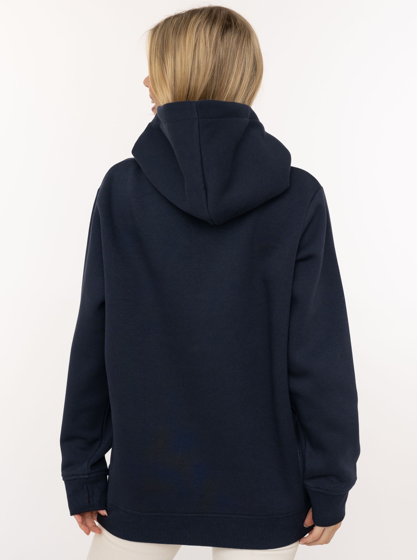 Zwillingsherz Hoodie »"Dackel"«, Stickerei vorne, weiche Fleece Innenseite, bedruckte Kordel
