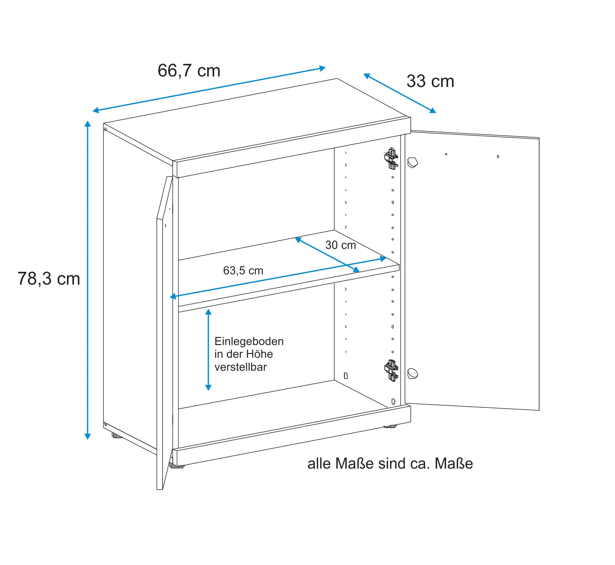 VOGL Möbelfabrik Sideboard »Sunny«