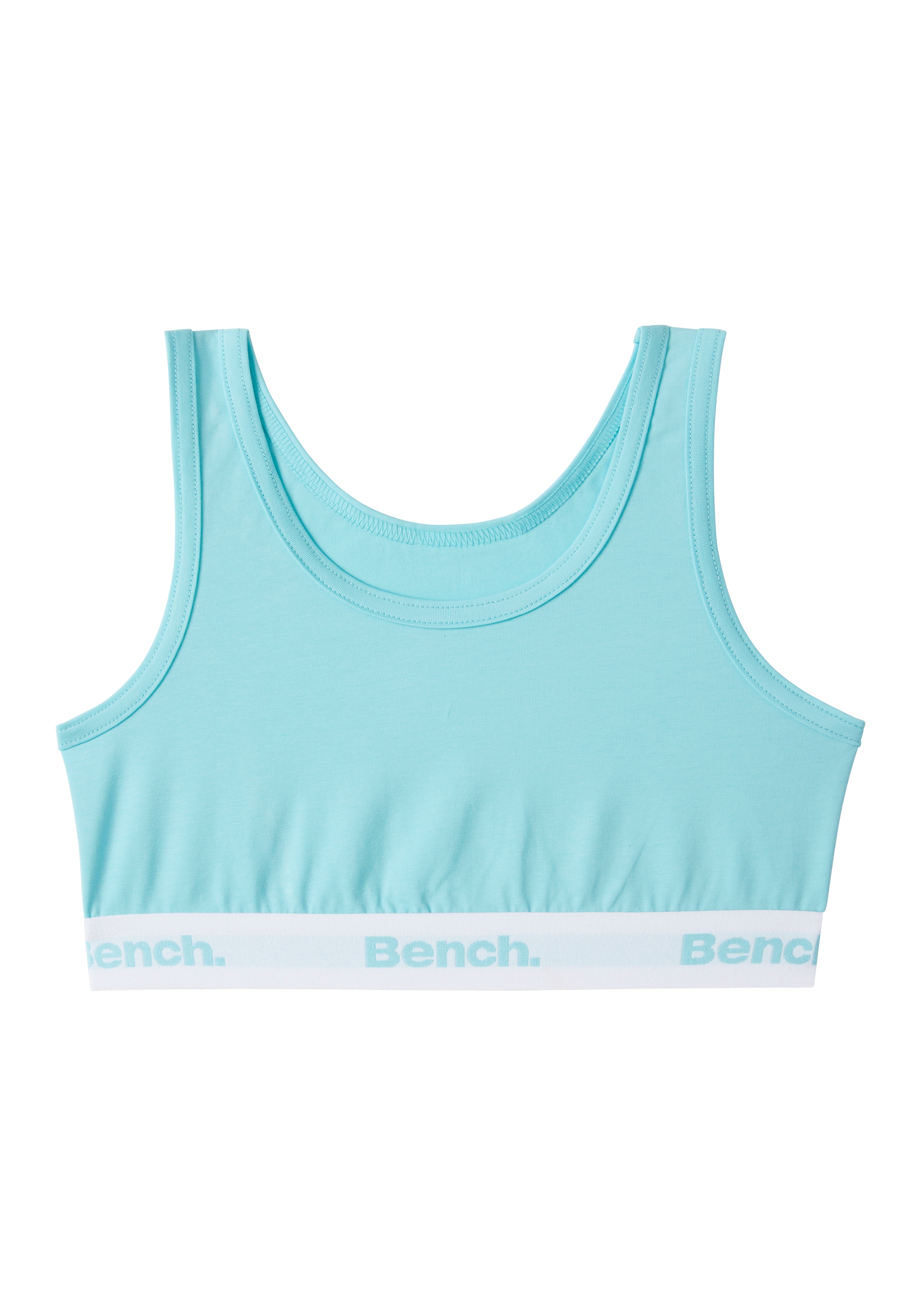 Bench. Bustier, (Packung, 3 tlg.), mit Logo-Webbund