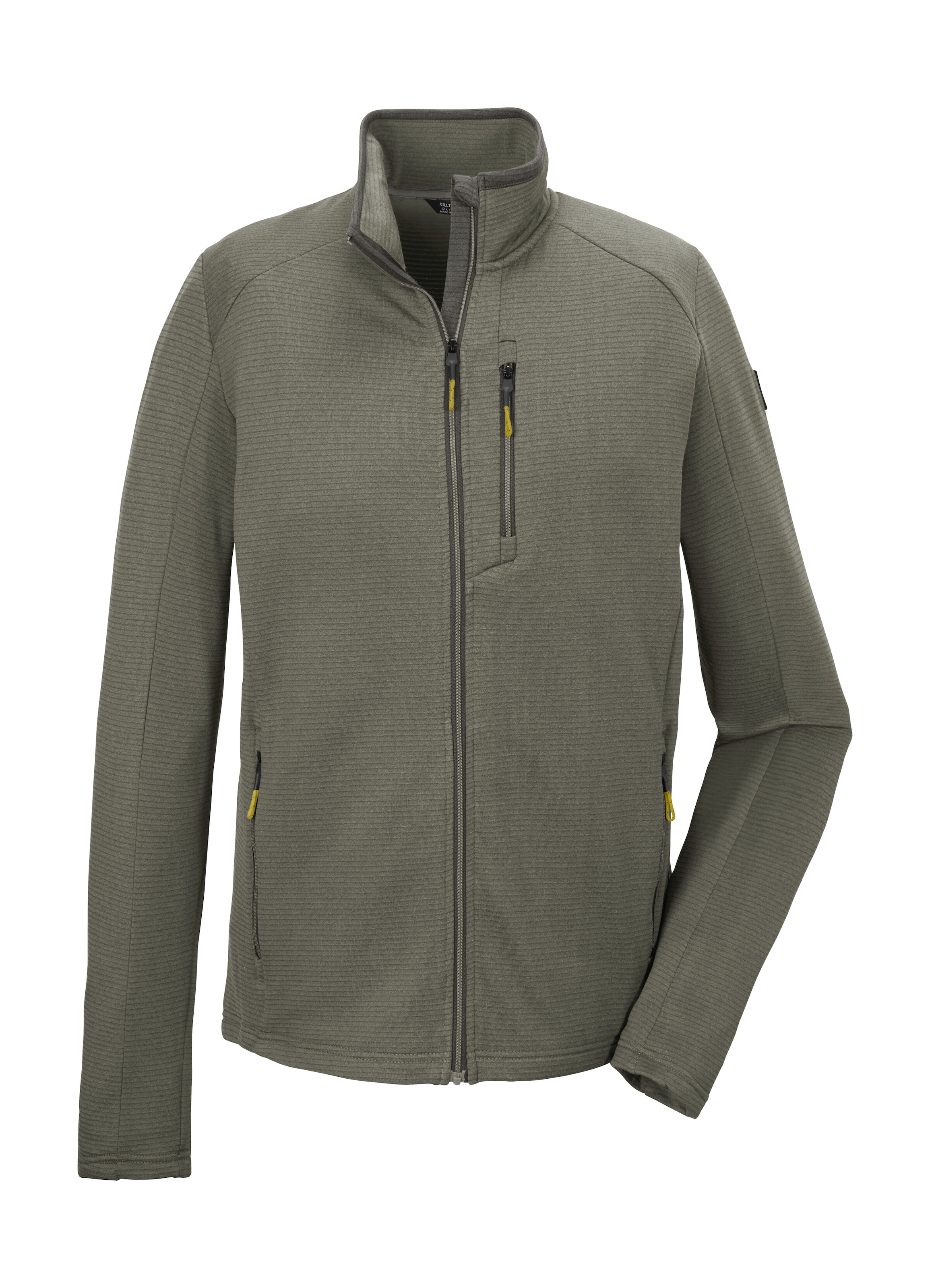 Killtec Strickjacke »KOS 92 MN FLX JCKT« Sportliche Herrenjacke mit Kinnschutz und verschließbaren Taschen