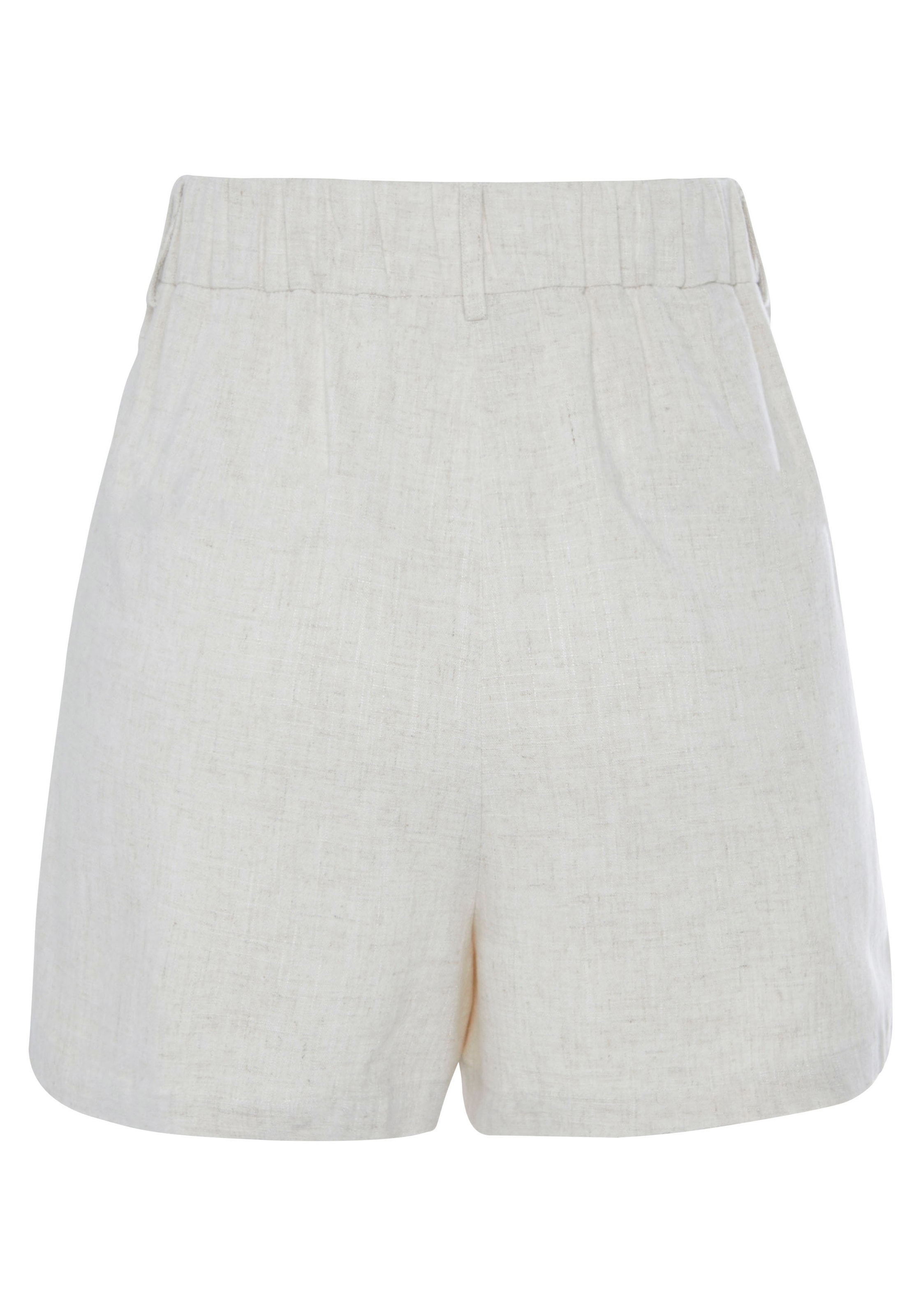 LASCANA Webshorts, mit Taschen, Leinenhose, Sommerhose mit Gürtelschlaufen, modisch