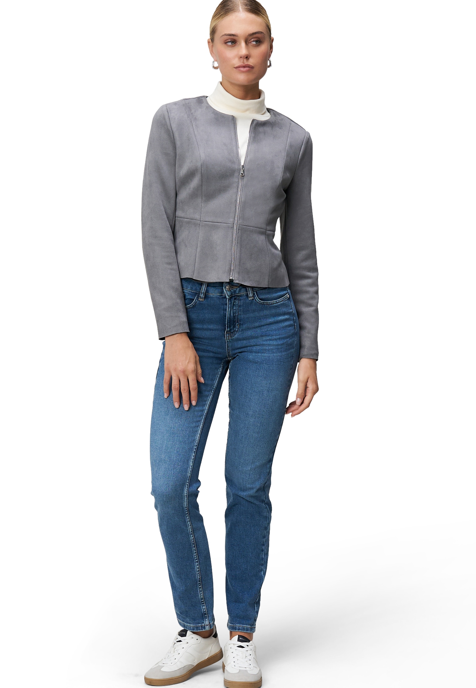 Zero Jackenblazer »Blazer Wildlederoptik«