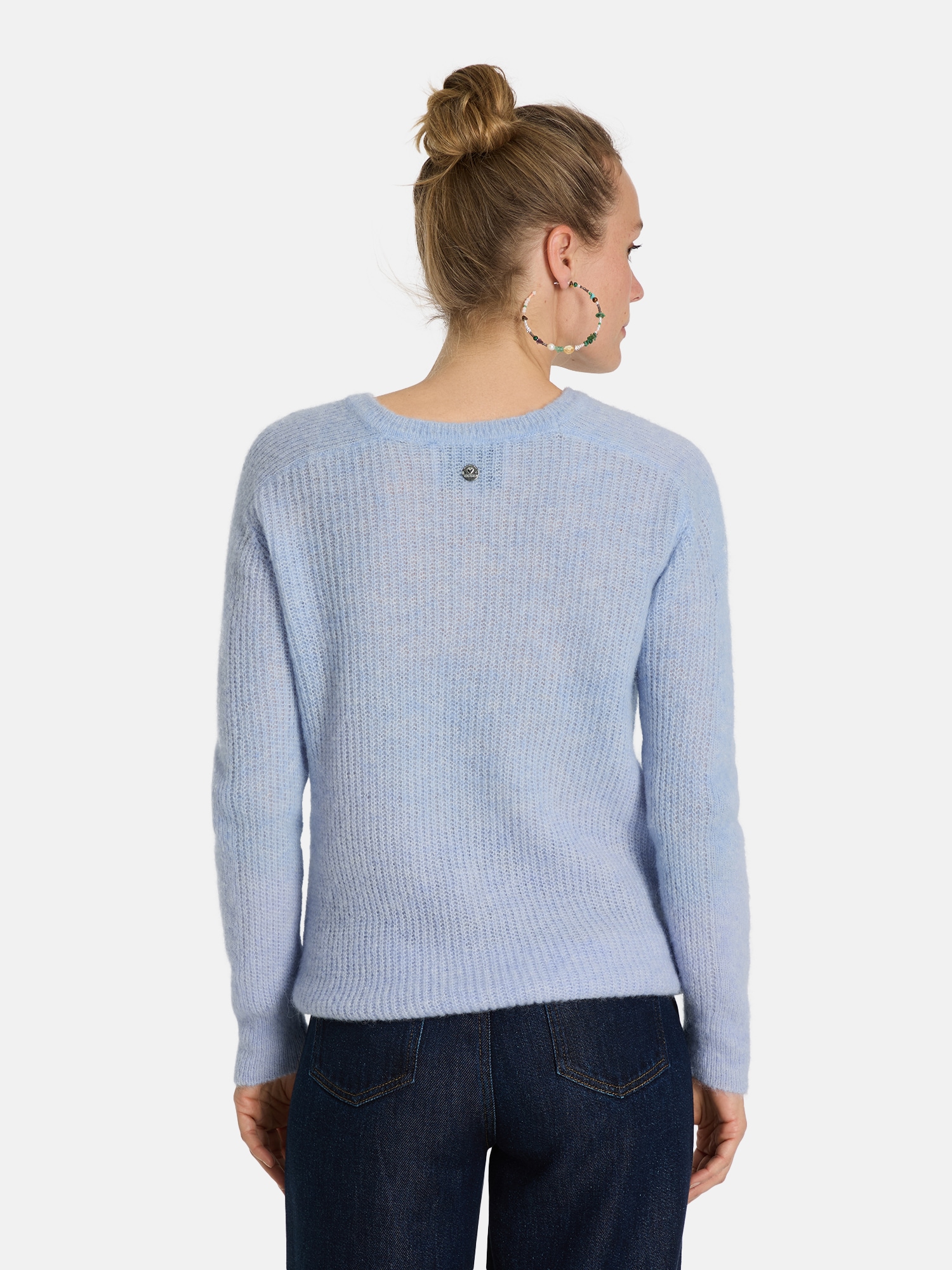 Lieblingsstück Strickpullover »Babro«, Rundhals mit Alpakawolle