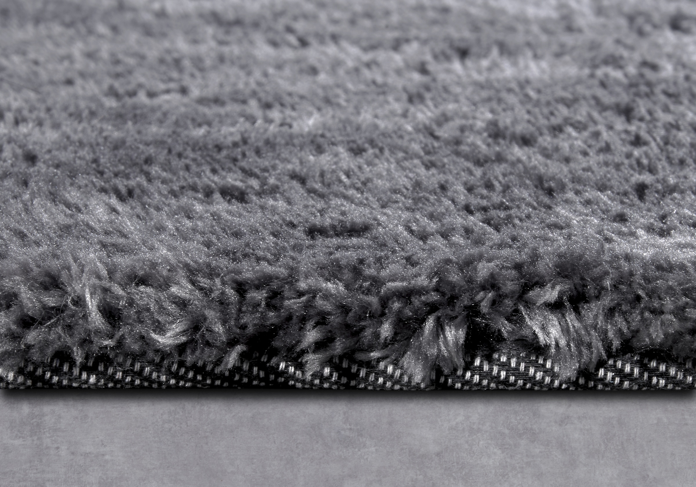 HANSE Home Hochflor-Teppich »Olaf«, rechteckig, 38 mm Höhe, Langflor, Shaggy, einfarbig, flauschig, weich, glänzend, modern, uni