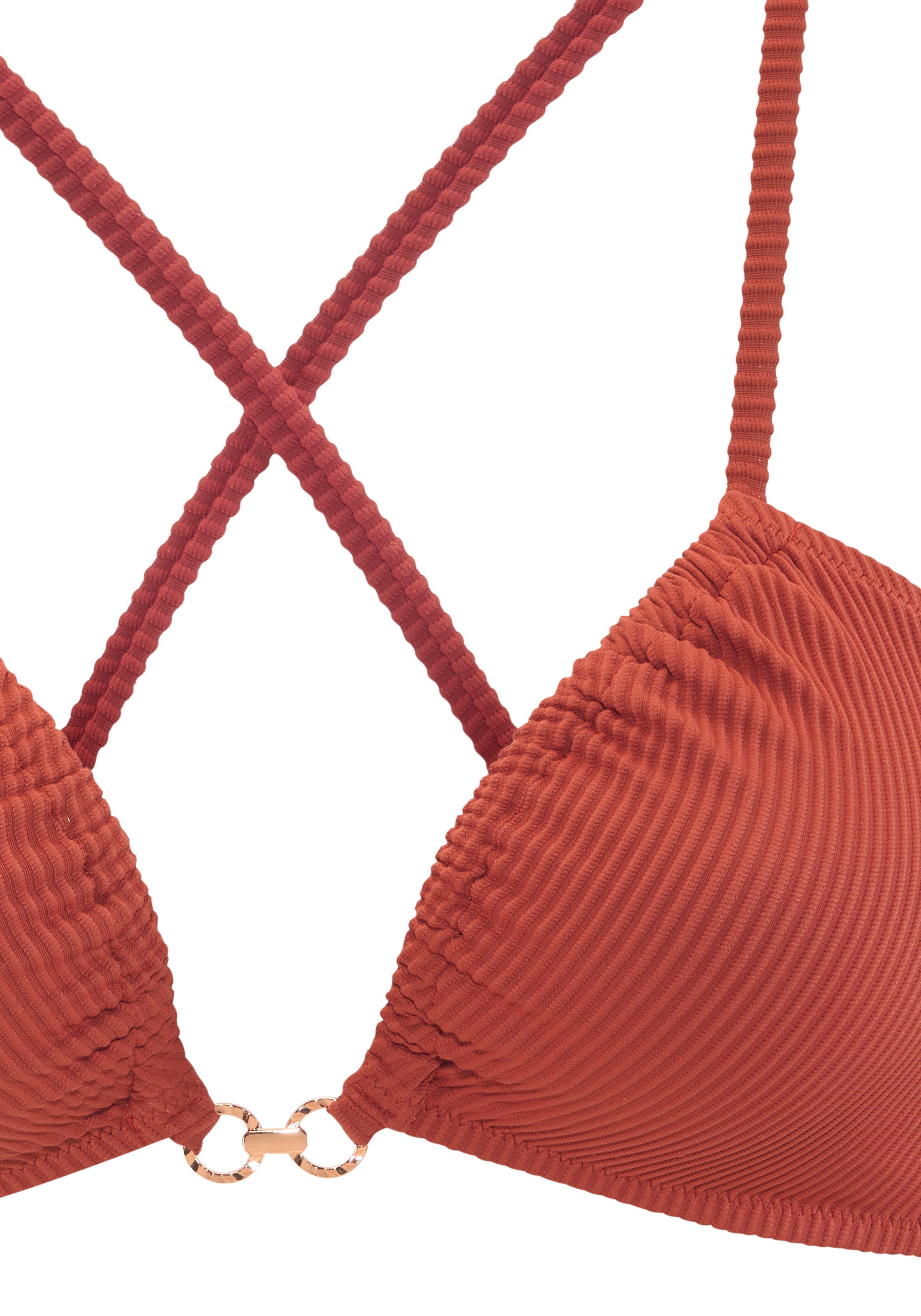 Buffalo Triangel-Bikini, in moderner Rippstruktur