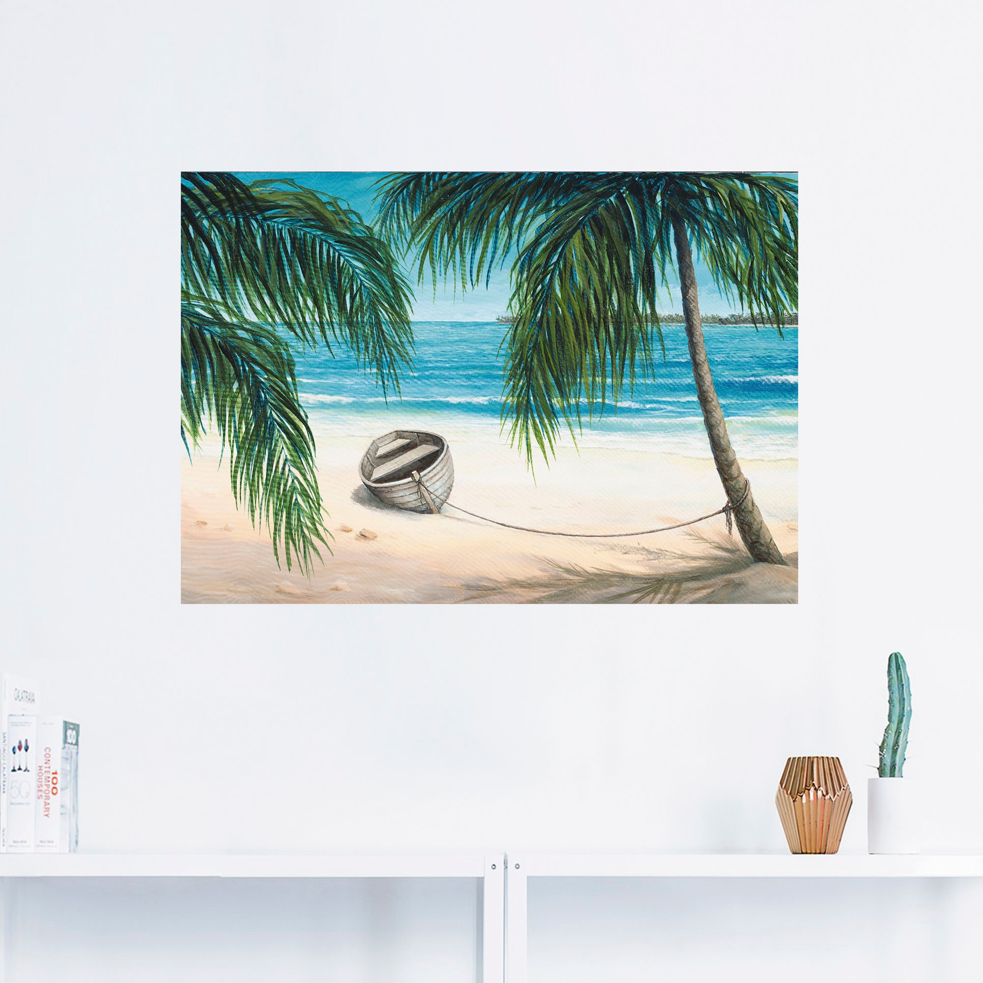 Artland Wandfolie »Karibik«, Strand, (1 St.), selbstklebend