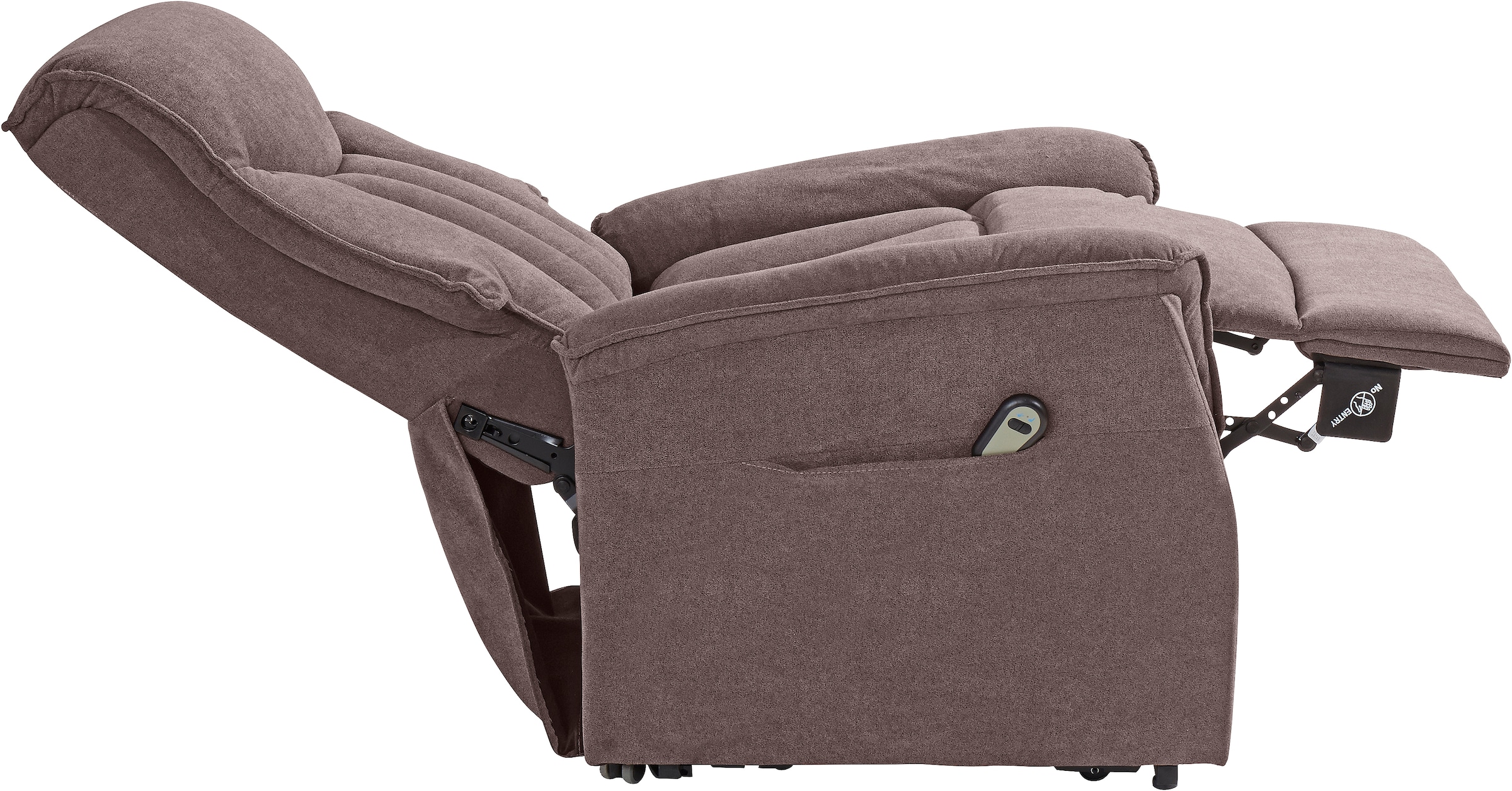 Duo Collection TV-Sessel »Aurora XXL bis 150 kg belastbar, mit elektrischer Aufstehhilfe«, Relaxfunktion und Taschenfederkern mit Stahlwellenunterfederung