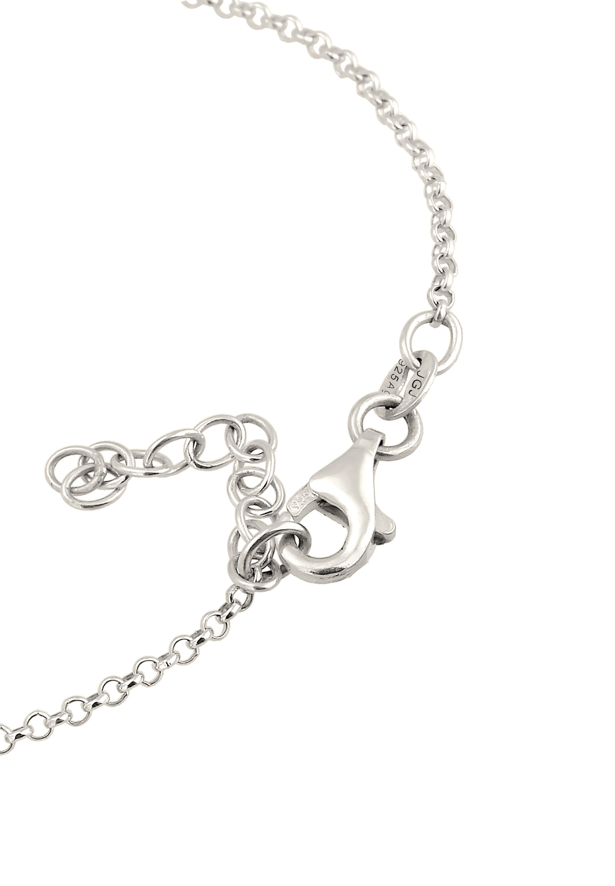 Elli Armkette »Armband Armband mit Swarovski® Perlen Weiß 925 Sterling Silber«