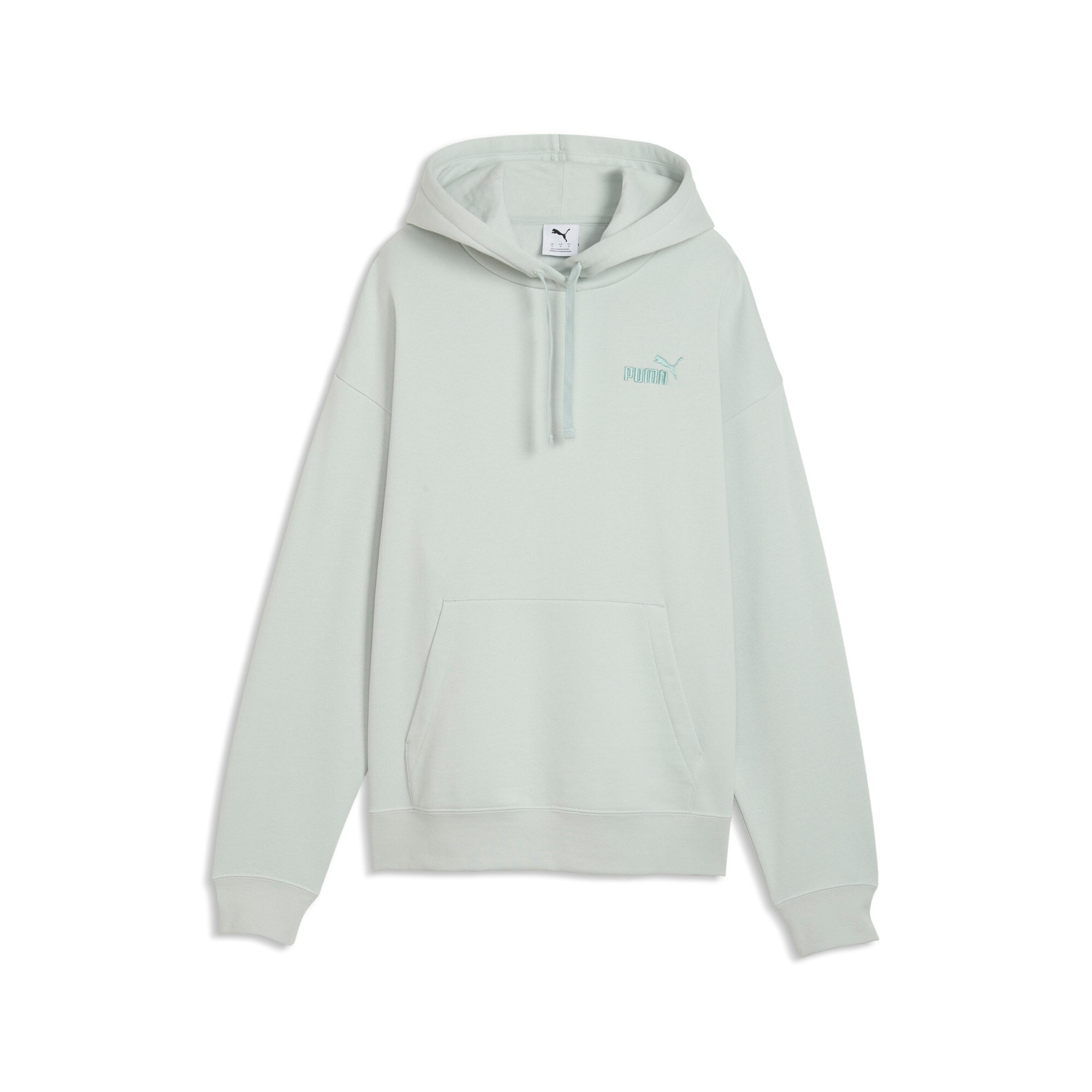 PUMA Kapuzensweatshirt »ESS SMALL NO 1 LOGO COMFORT HOODIE FL S«, mit Kapuze, mit Kängurutasche
