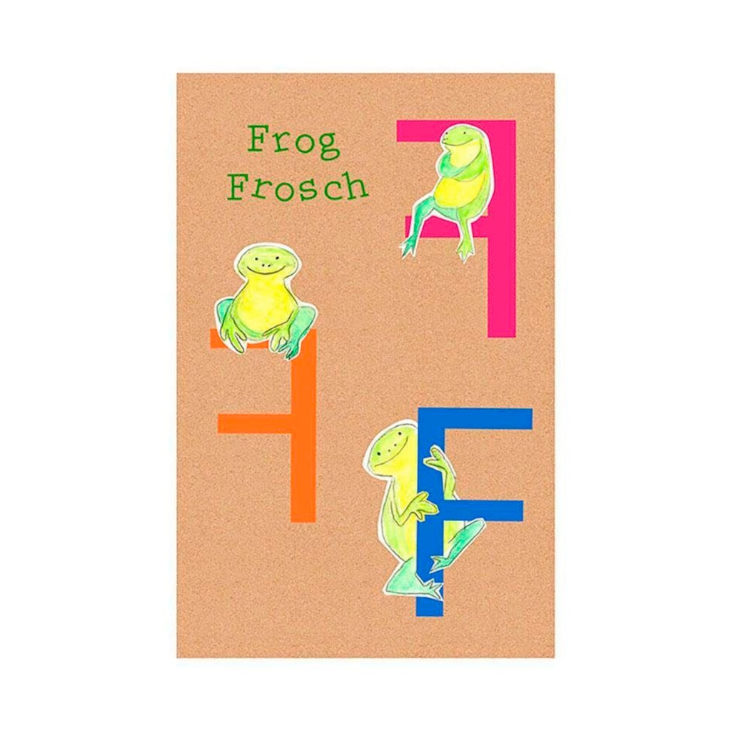 Komar Poster »ABC Animal F«, Buchstaben, (1 St.)