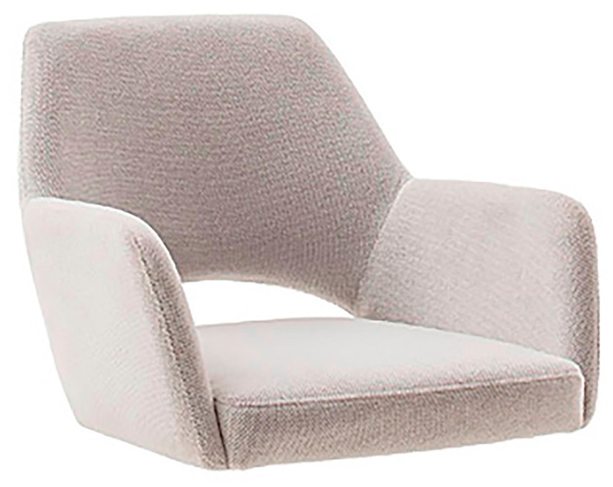 MCA furniture 4-Fußstuhl »BEVERLY«, (Set), 2 St., Chenilleoptik, Esszimmerstuhl,Chenilleoptik,360°drehbar,Sitzhöhe 49cm,belastbar 120kg