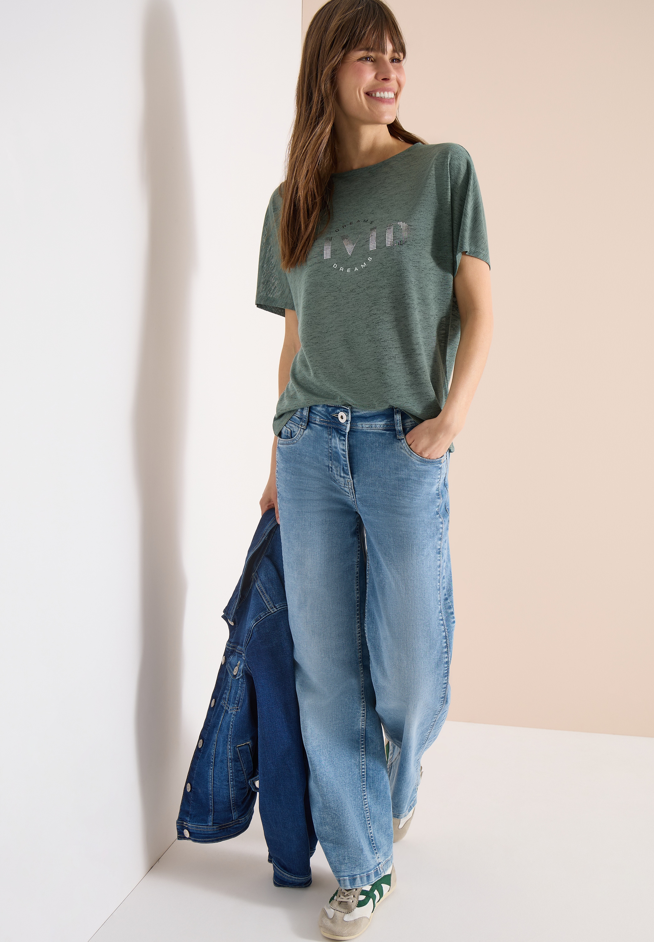 Cecil T-Shirt mit Schriftzug