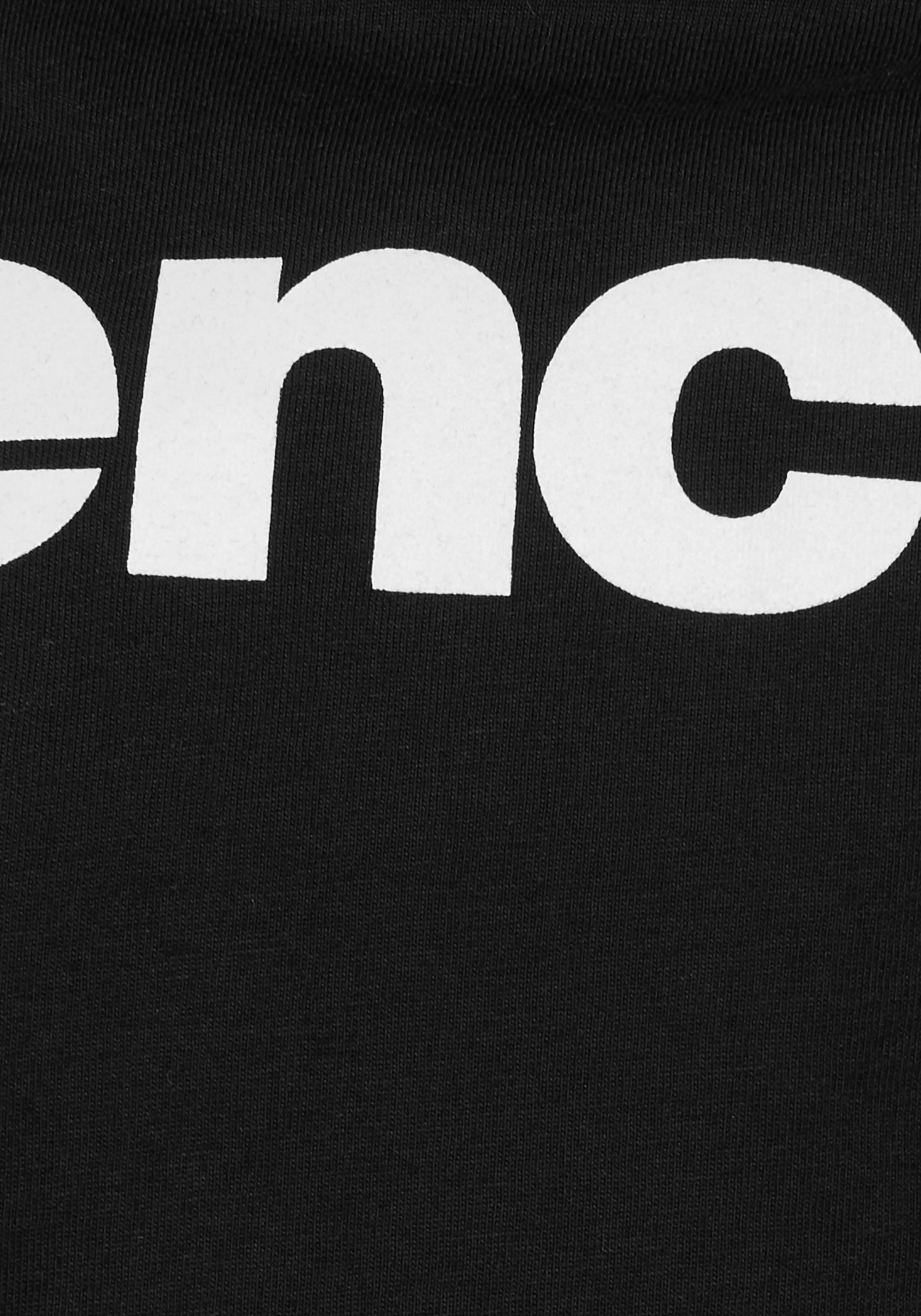 Bench. T-Shirt Streifen Ärmel »Print bei OTTO mit online im Dunkeln«, am leuchtet