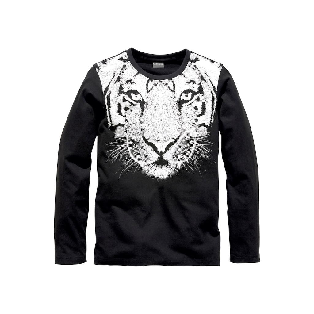 KIDSWORLD Langarmshirt »WHITE TIGER«