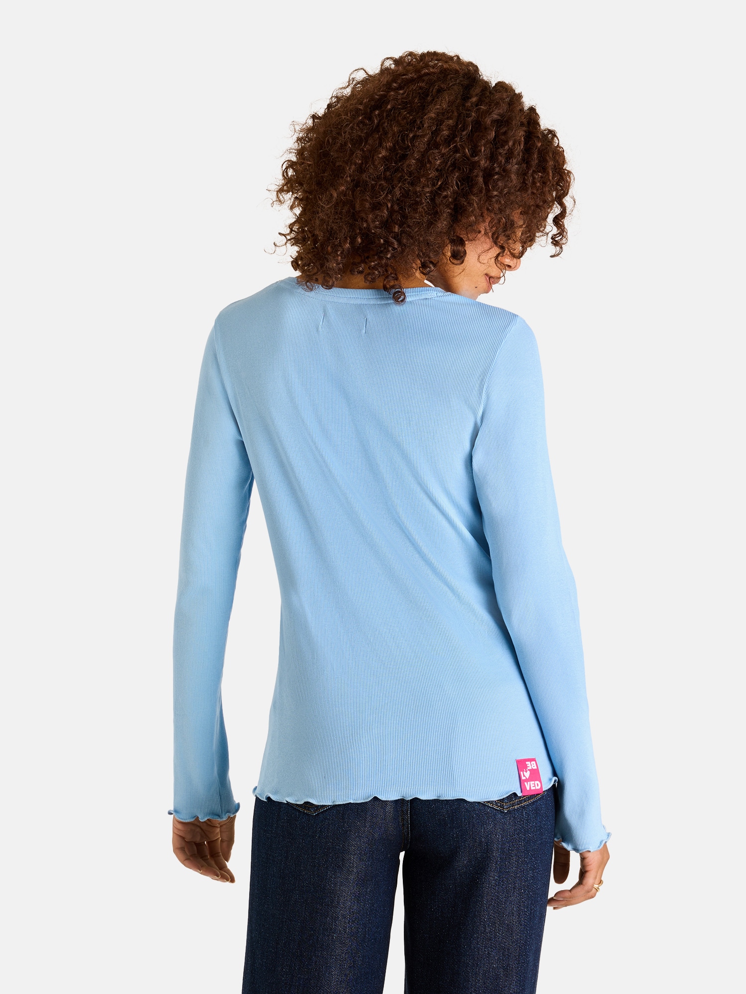 Lieblingsstück Langarmshirt »KyraEP« mit gewellten Saumabschlüssen