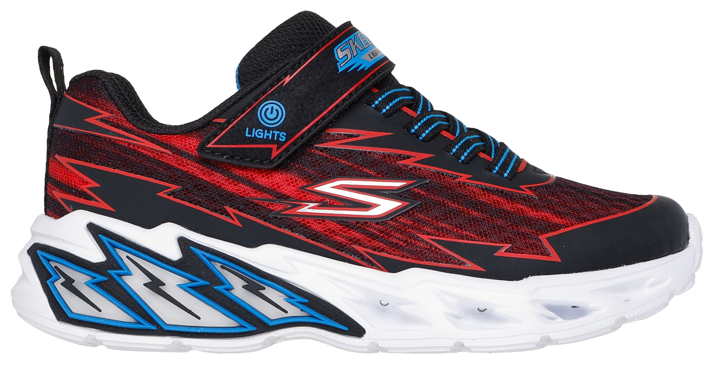 Skechers Sneaker »LIGHT STORM 2.0«,Blink.-Klettschuh mit S-Logo, Größenschablone zum Download