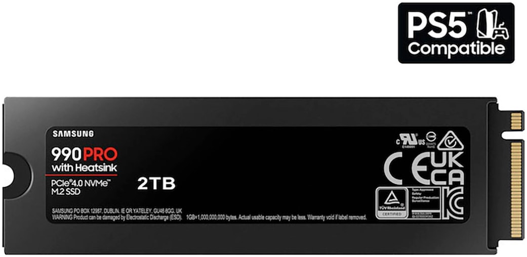 PlayStation 5 Controller »PS5 DualSense +Samsung 990 PRO Heatsink interne SSD mit 2TB«, (Set, Samsung 990 PRO Heatsink interne SSD mit 2TB)