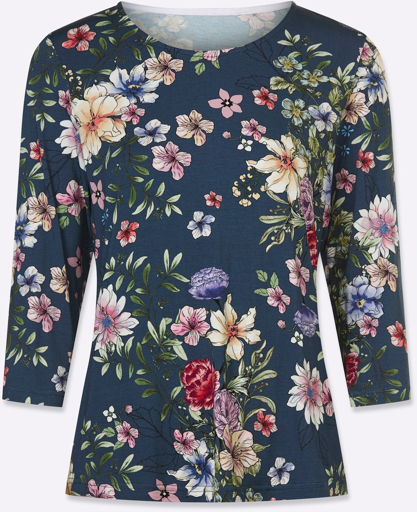 Lady 3/4-Arm-Shirt »Rundhals-Shirt« 1 tlg.