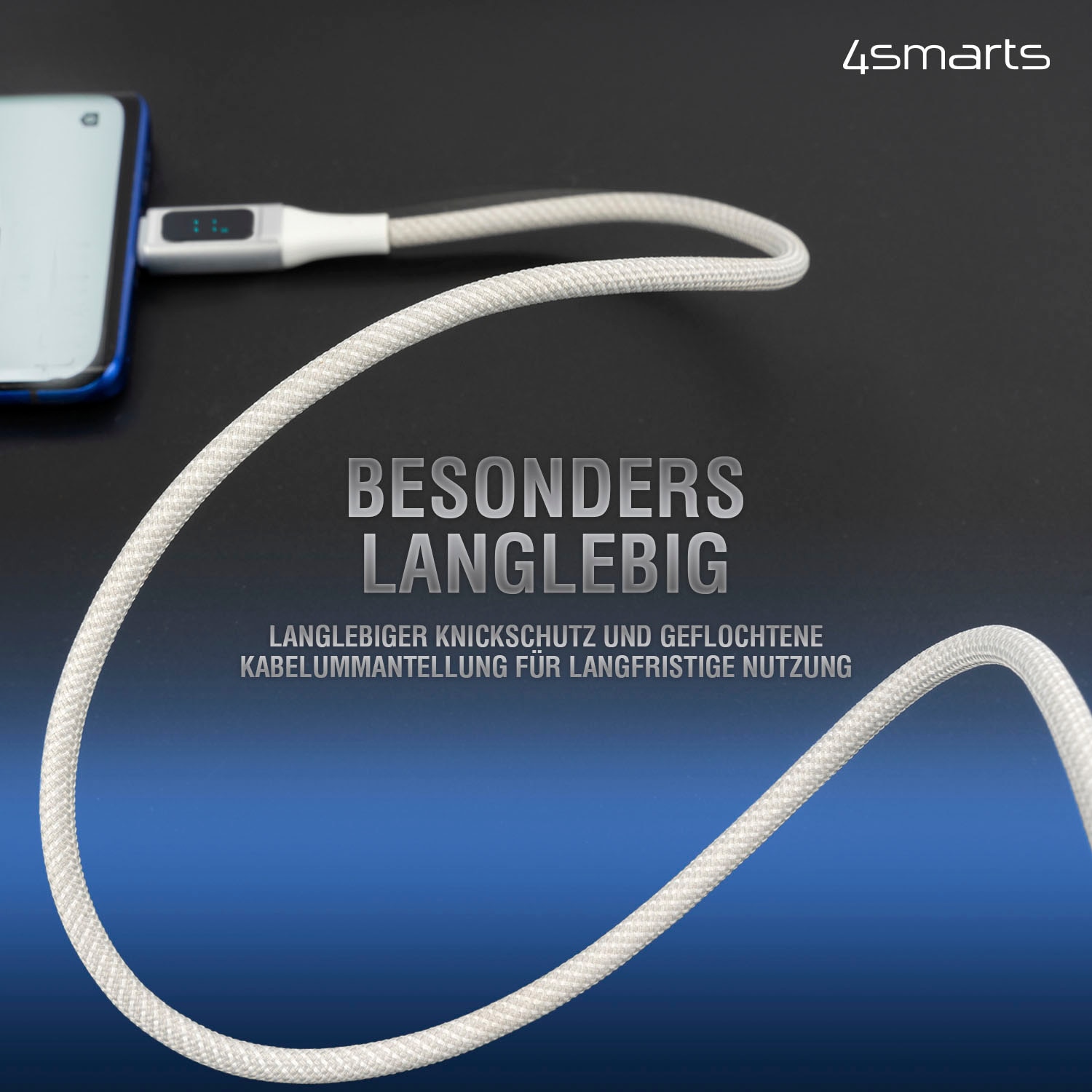 4smarts USB-Kabel »USB-C auf USB-C Kabel DigitCord 100W 1,5m«, 150 cm